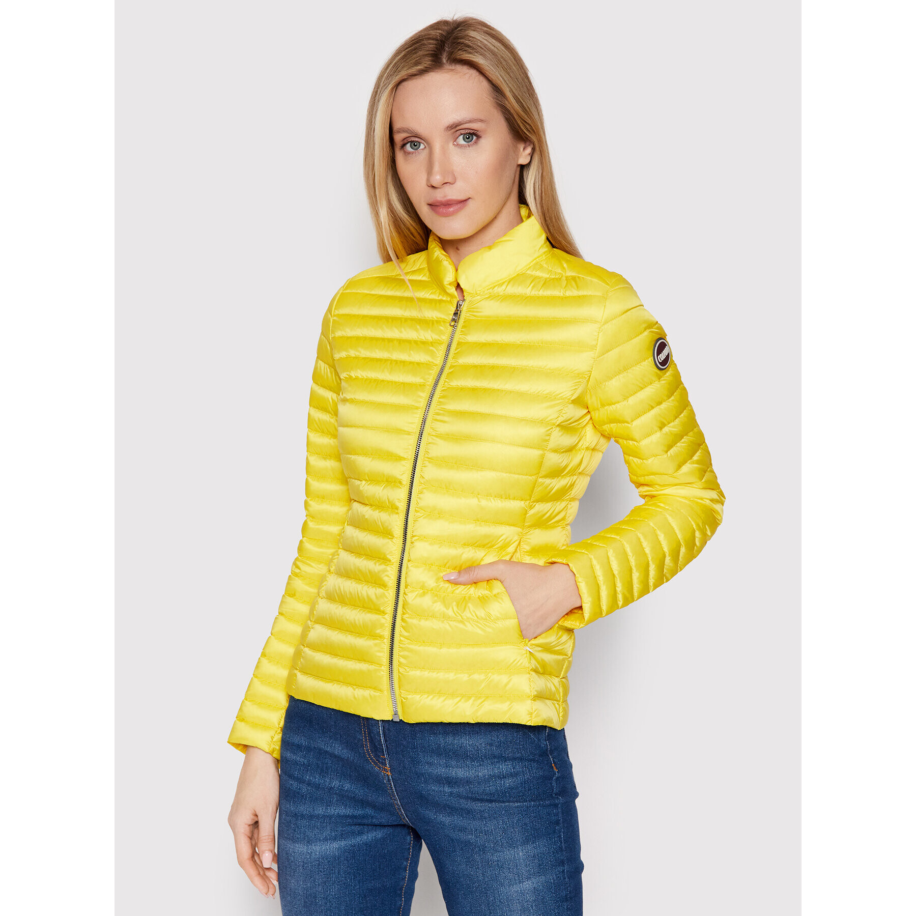 Colmar Пухено яке Punky 2223U 9VX Жълт Slim Fit - Pepit.bg
