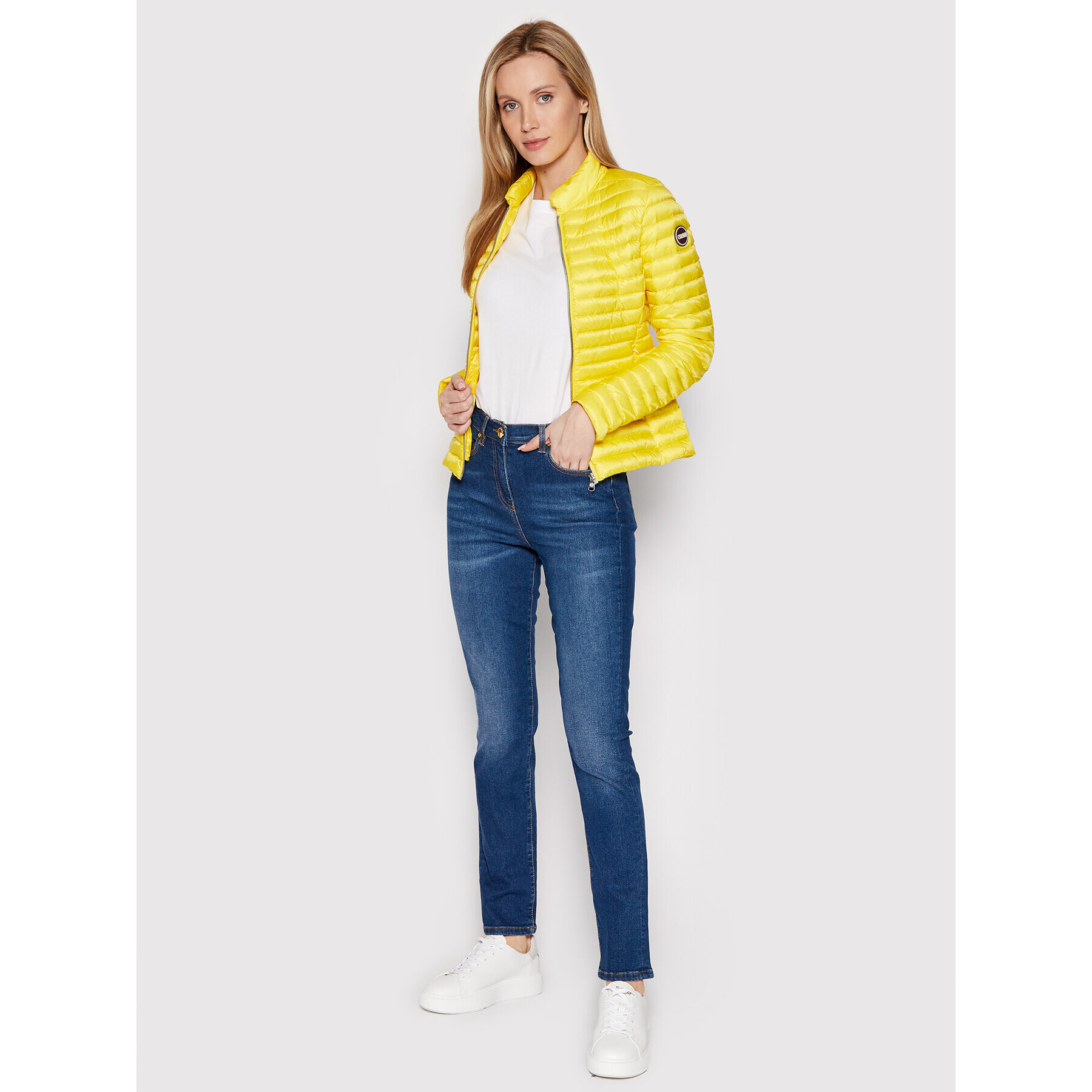 Colmar Пухено яке Punky 2223U 9VX Жълт Slim Fit - Pepit.bg