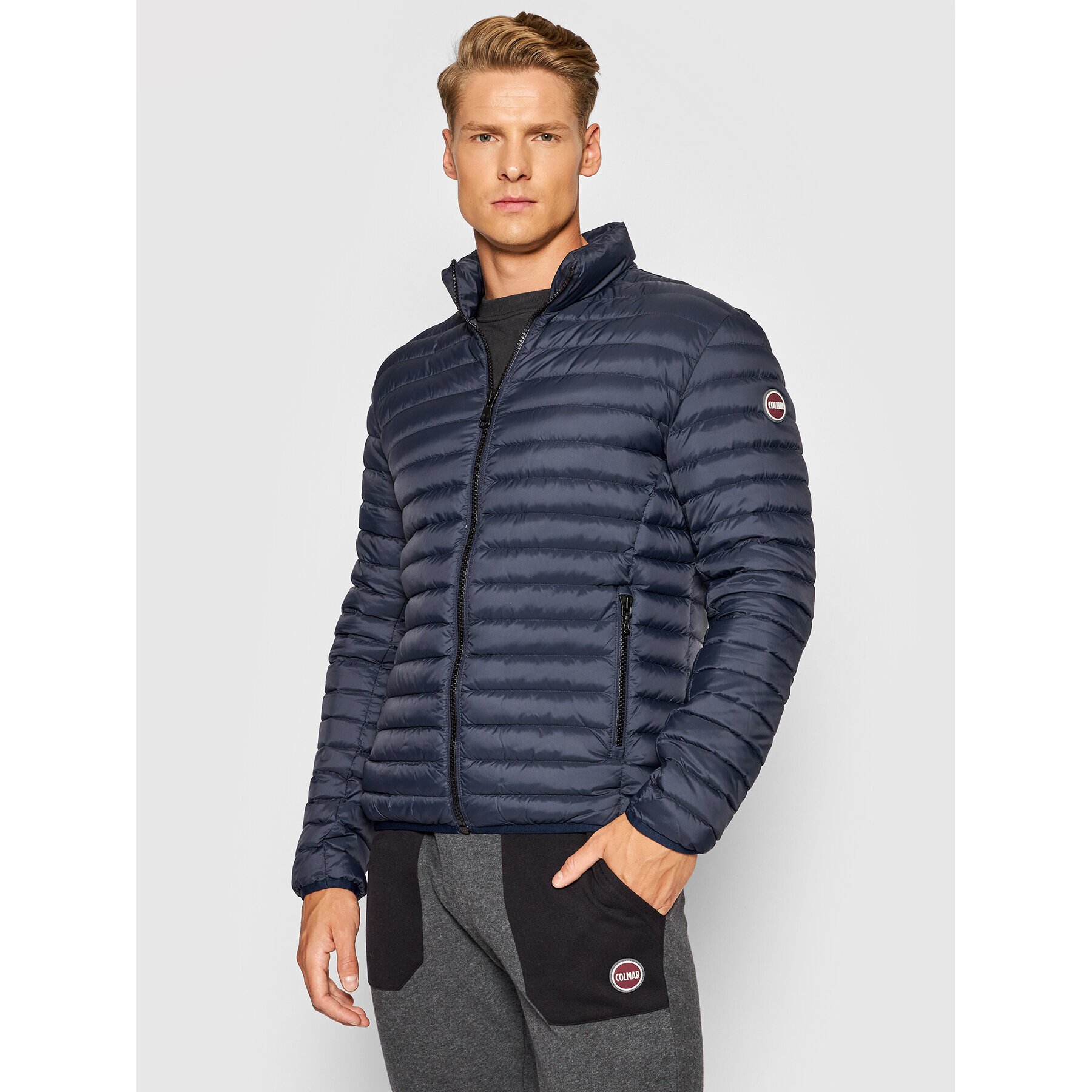 Colmar Пухено яке Repunk 1279P 8VX Тъмносин Regular Fit - Pepit.bg