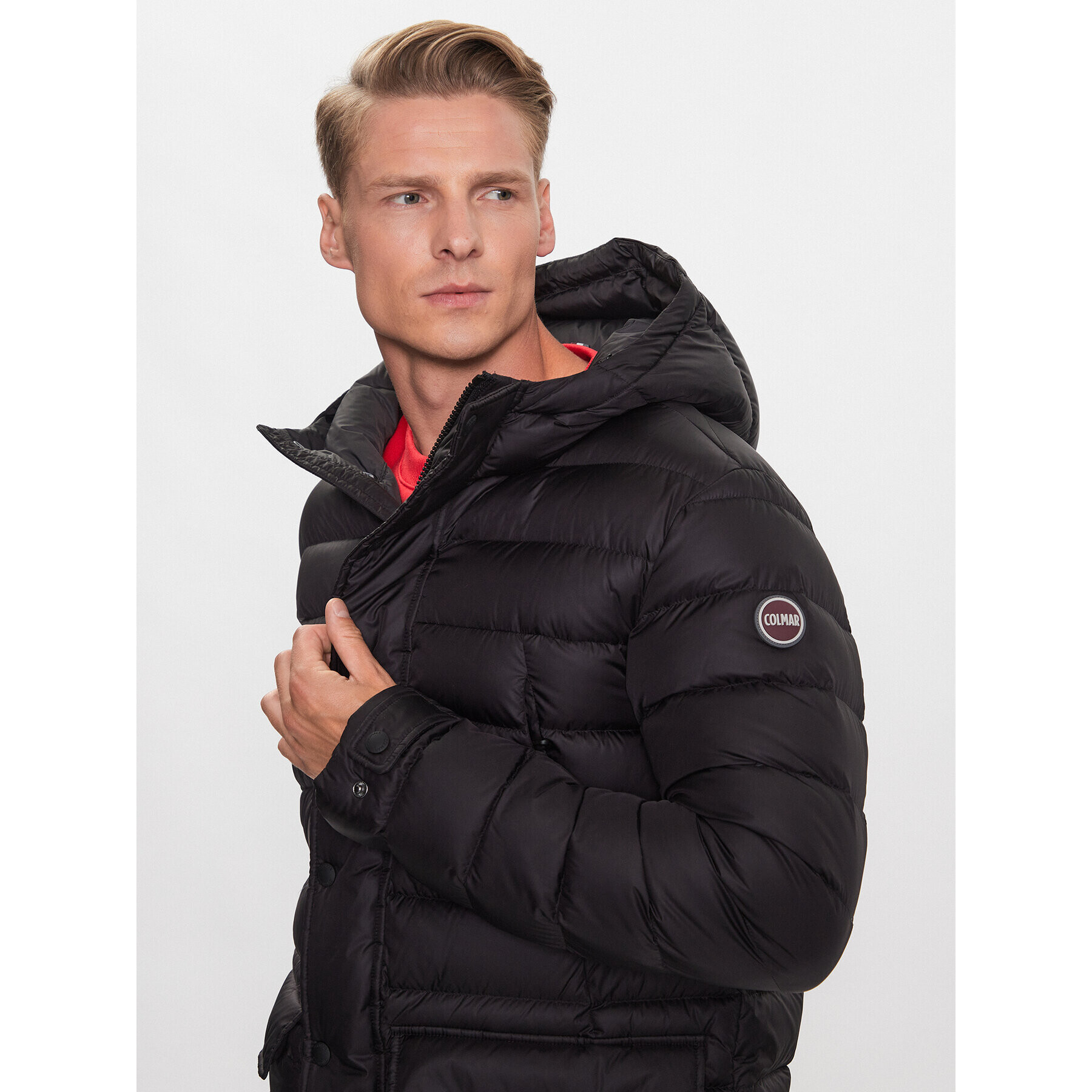 Colmar Пухено яке 1233 9WY Черен Regular Fit - Pepit.bg