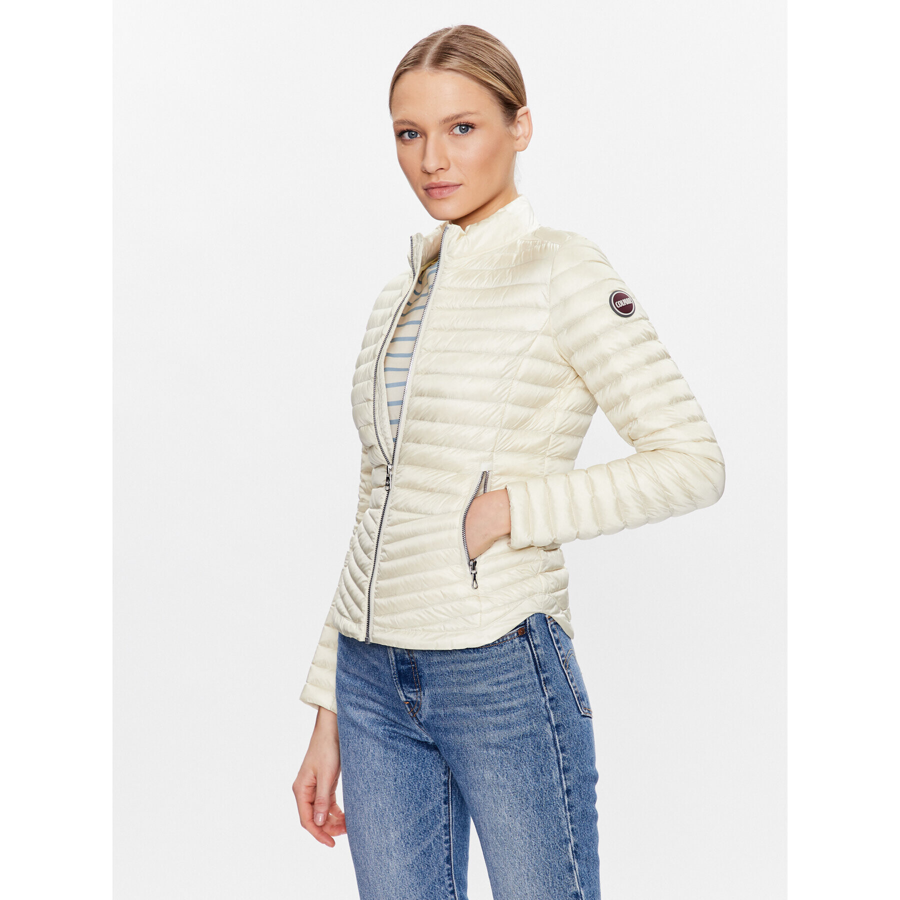 Colmar Пухено яке 2141U 9VX Екрю Regular Fit - Pepit.bg