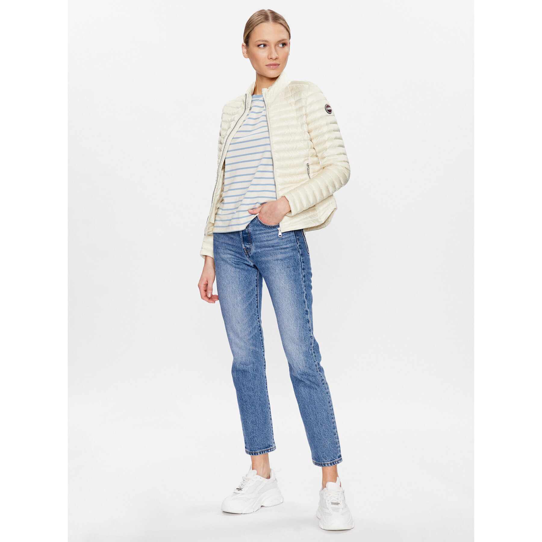 Colmar Пухено яке 2141U 9VX Екрю Regular Fit - Pepit.bg