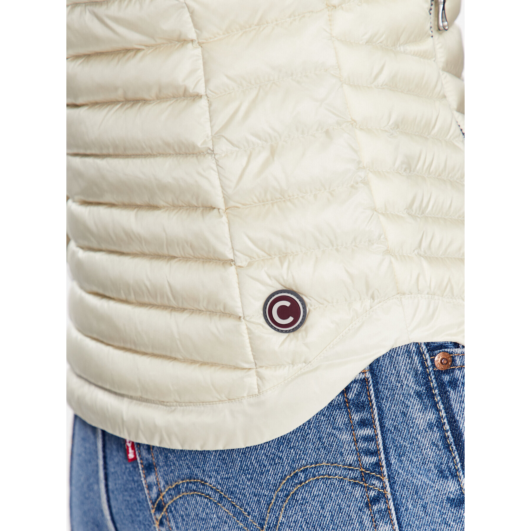 Colmar Пухено яке 2141U 9VX Екрю Regular Fit - Pepit.bg