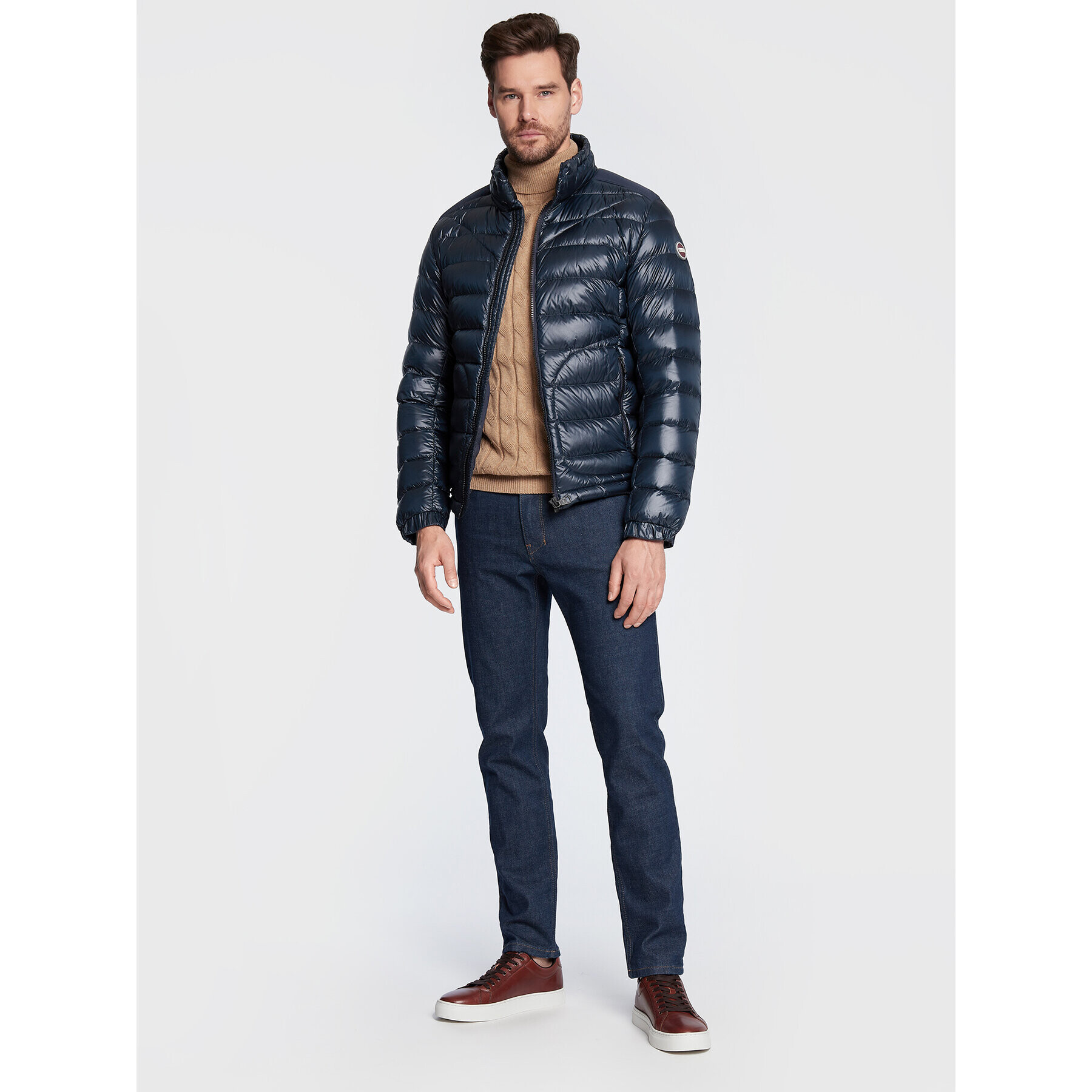Colmar Пухено яке Blaze 1274 3TW Тъмносин Regular Fit - Pepit.bg