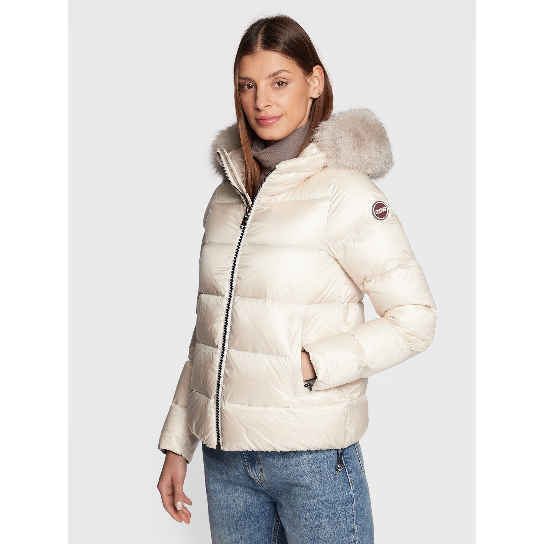 Colmar Пухено яке Friendly 2216F 5WG Бежов Regular Fit - Pepit.bg