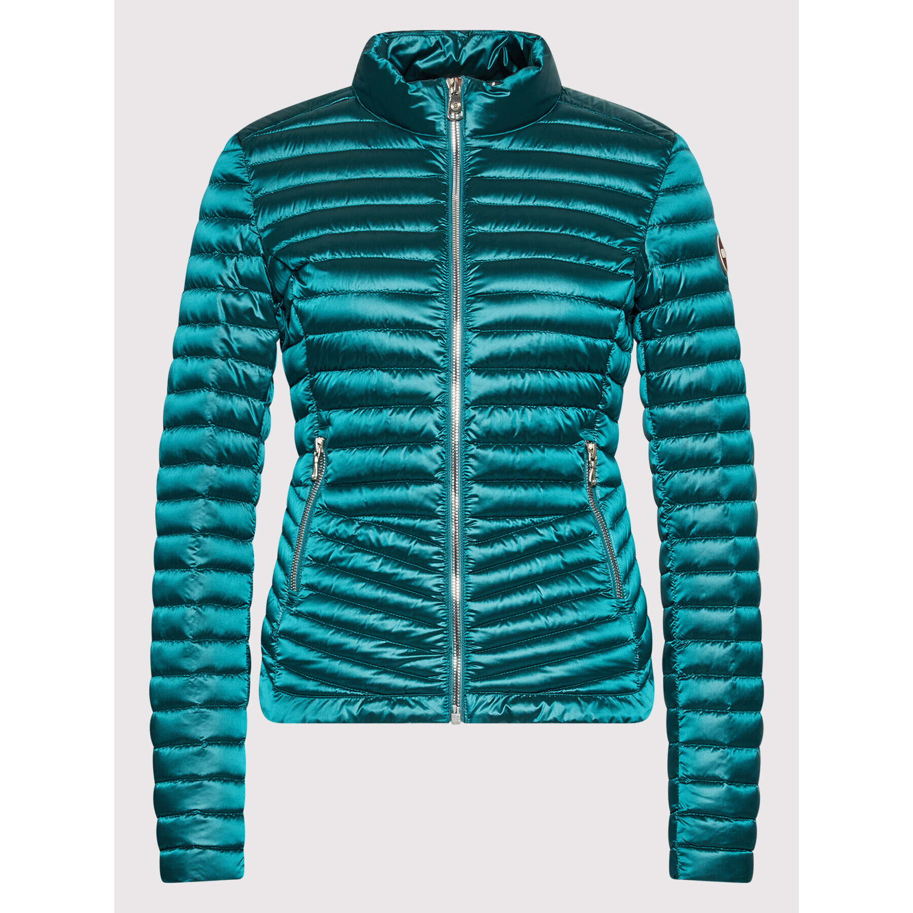 Colmar Пухено яке Iridescent Effect 2141U 4VR Зелен Slim Fit - Pepit.bg