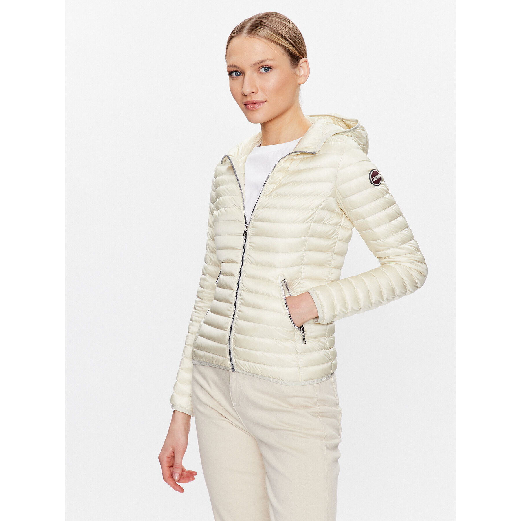 Colmar Пухено яке Punky 2224U 9VX Екрю Slim Fit - Pepit.bg