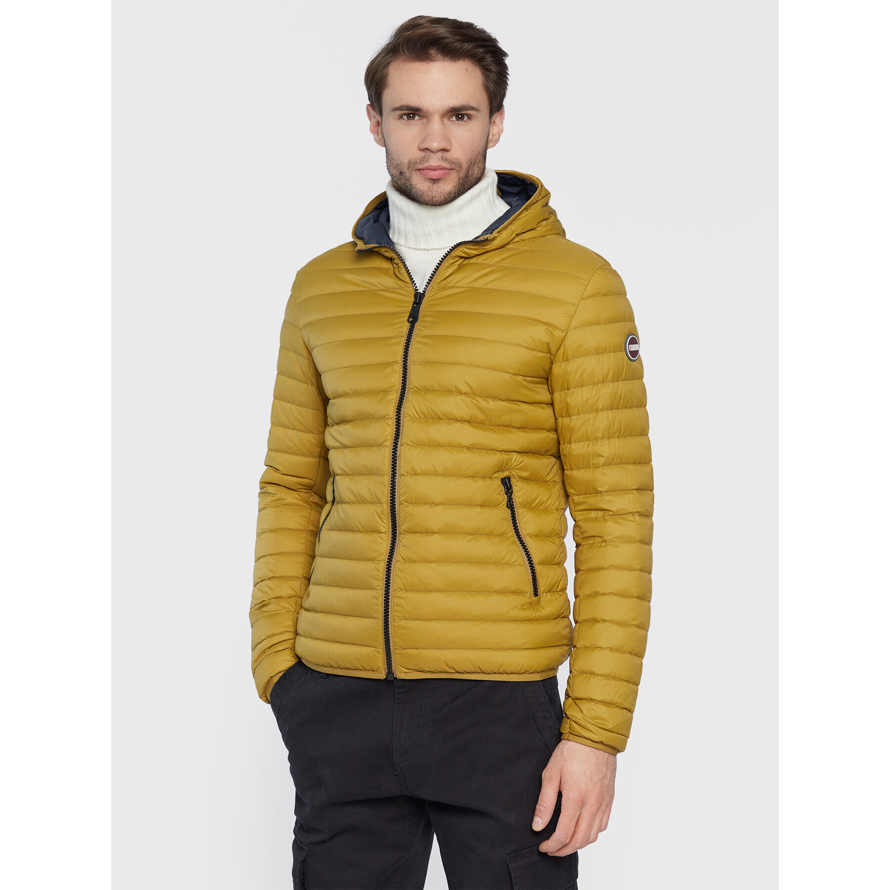 Colmar Пухено яке Repunk 1277P 8VX Жълт Regular Fit - Pepit.bg