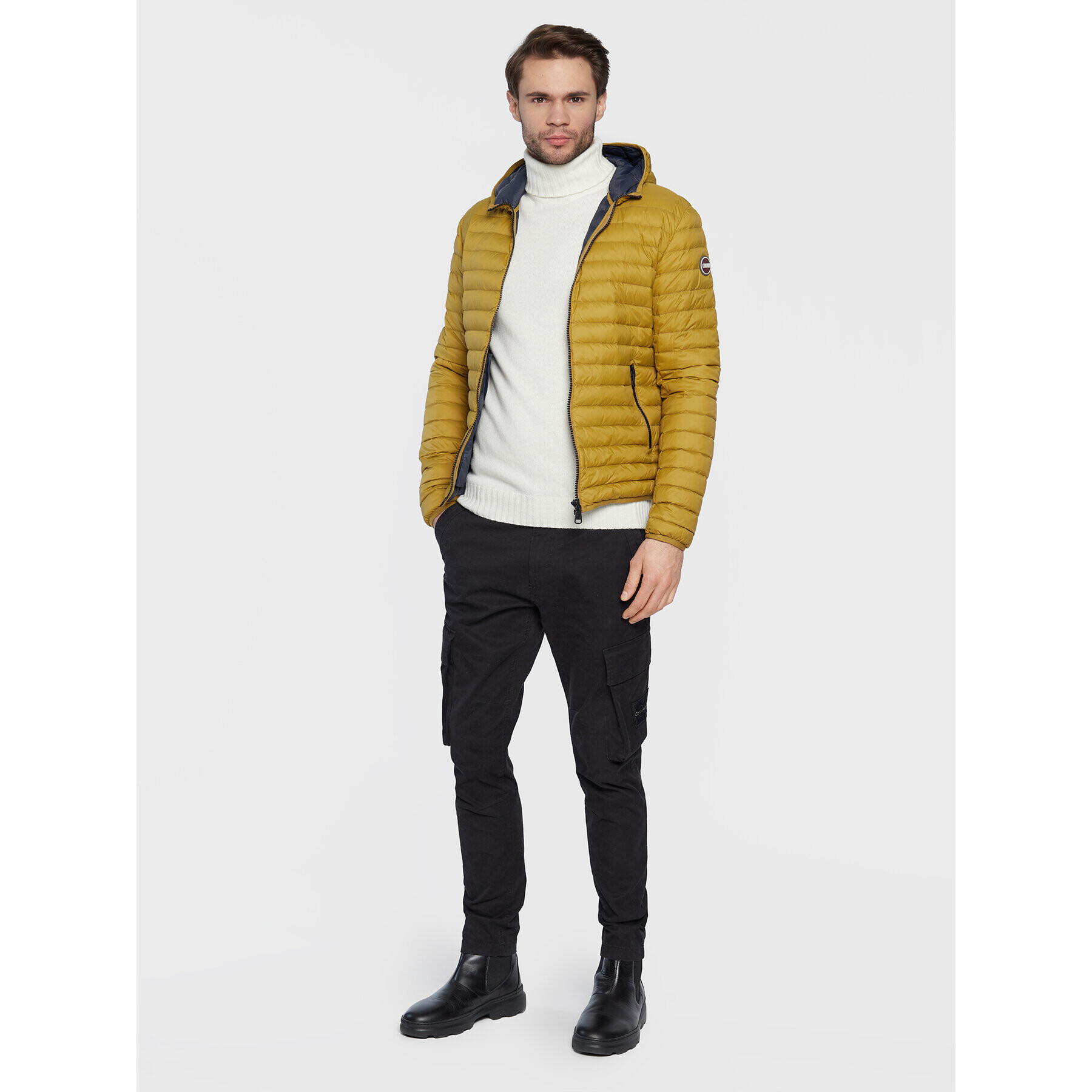 Colmar Пухено яке Repunk 1277P 8VX Жълт Regular Fit - Pepit.bg