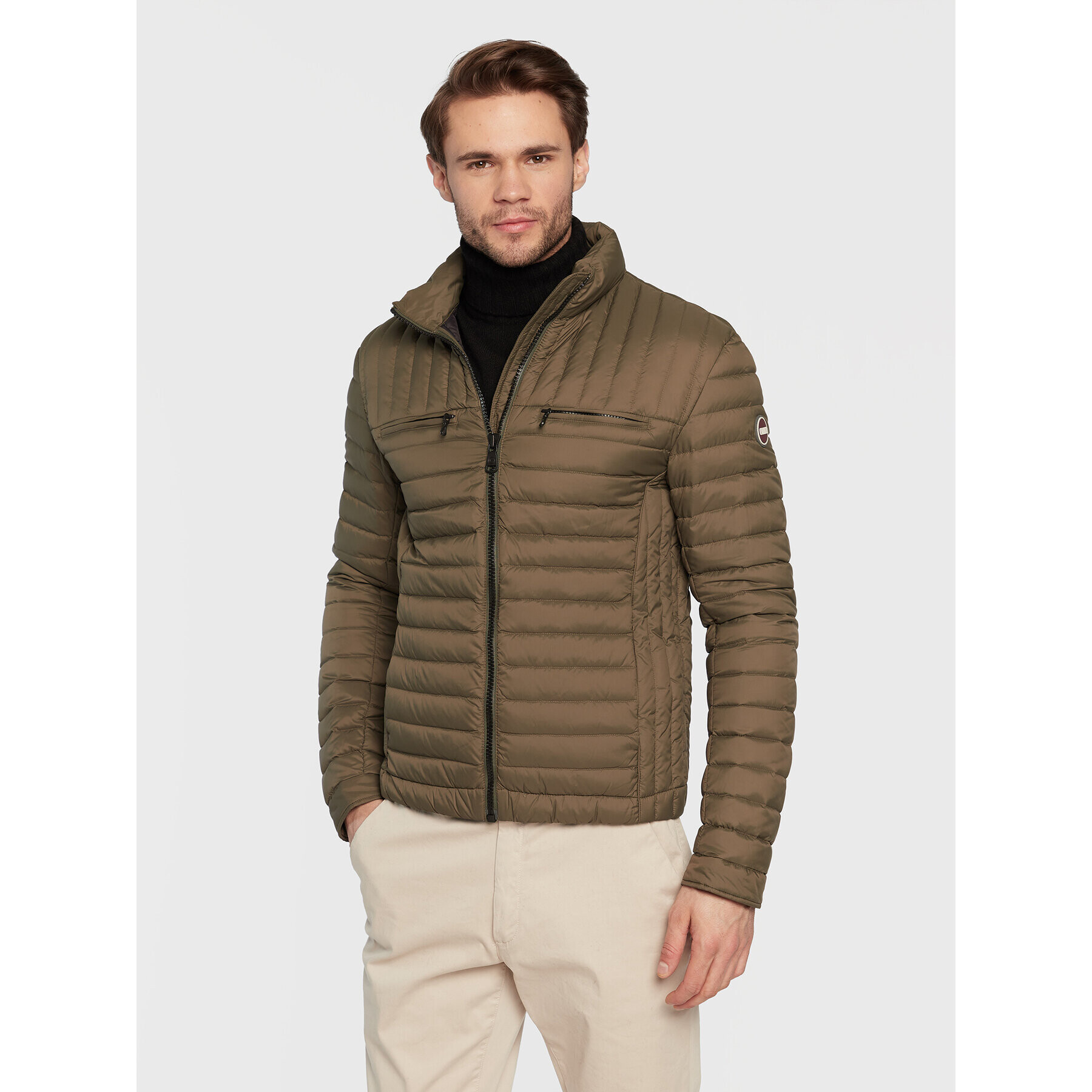Colmar Пухено яке Repunk 1299R 8VX Зелен Regular Fit - Pepit.bg