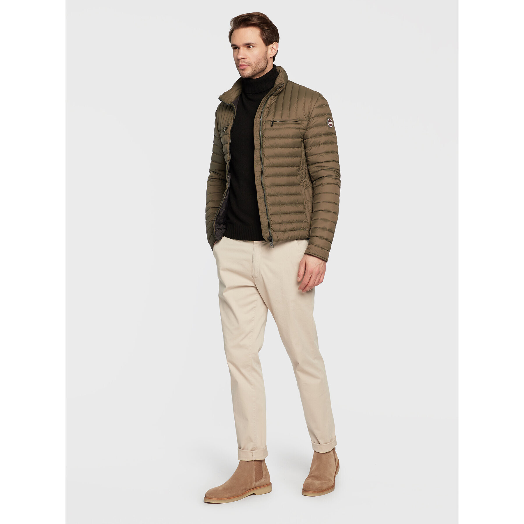 Colmar Пухено яке Repunk 1299R 8VX Зелен Regular Fit - Pepit.bg