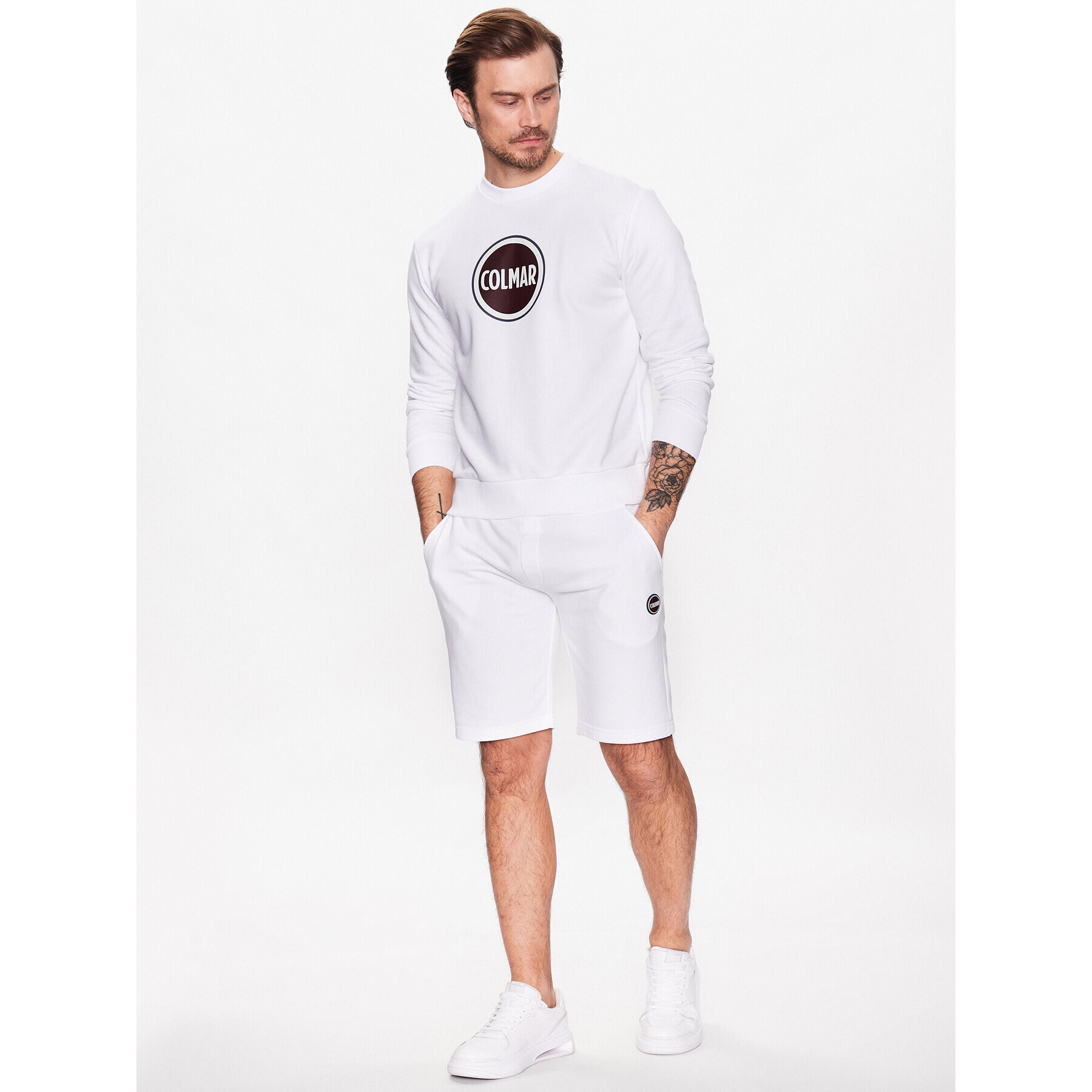 Colmar Спортни шорти Connective 8244R 5WS Бял Regular Fit - Pepit.bg