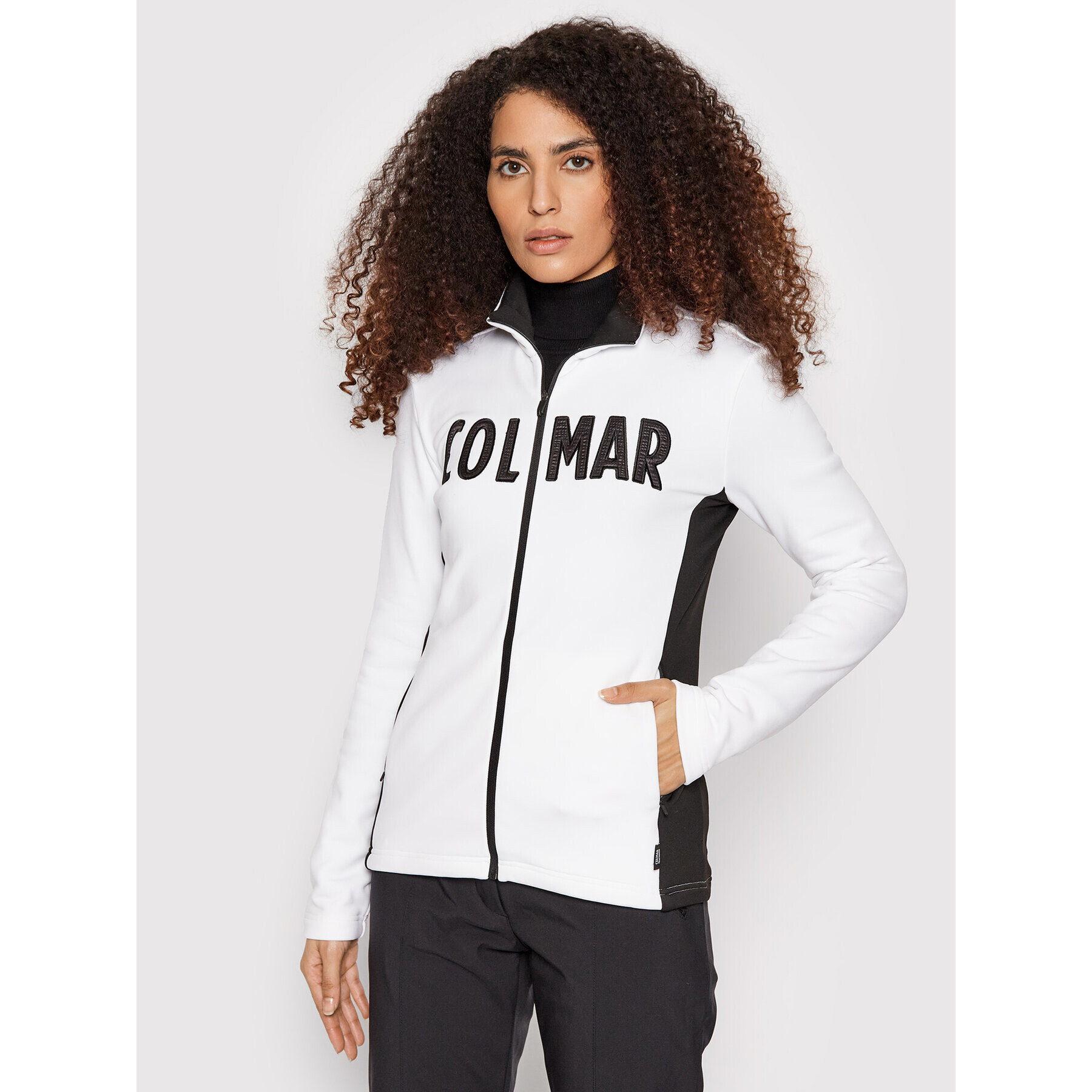 Colmar Суитшърт Monface 9321 9UE Бял Regular Fit - Pepit.bg