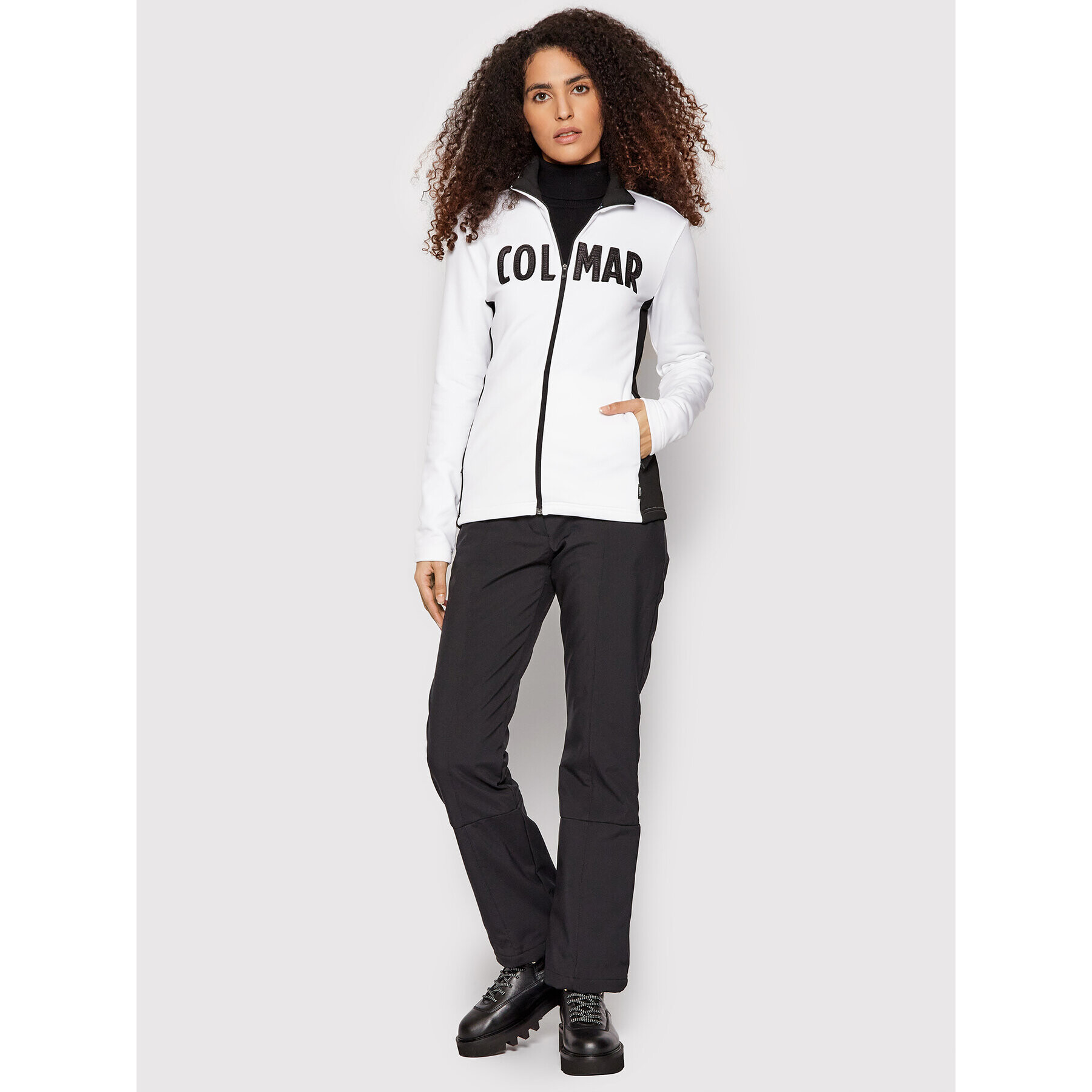 Colmar Суитшърт Monface 9321 9UE Бял Regular Fit - Pepit.bg