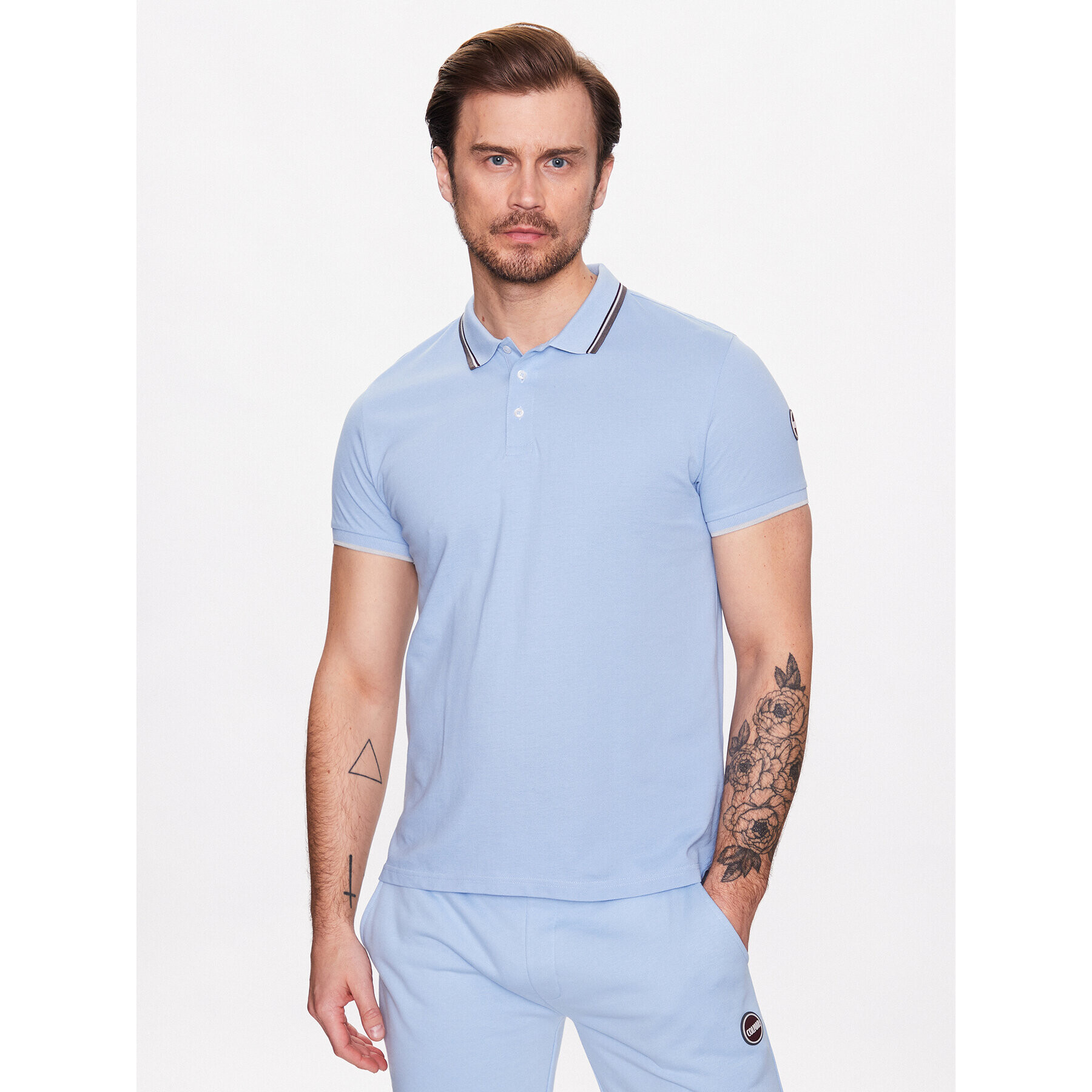 Colmar Тениска с яка и копчета Start 7659N 7XH Син Regular Fit - Pepit.bg
