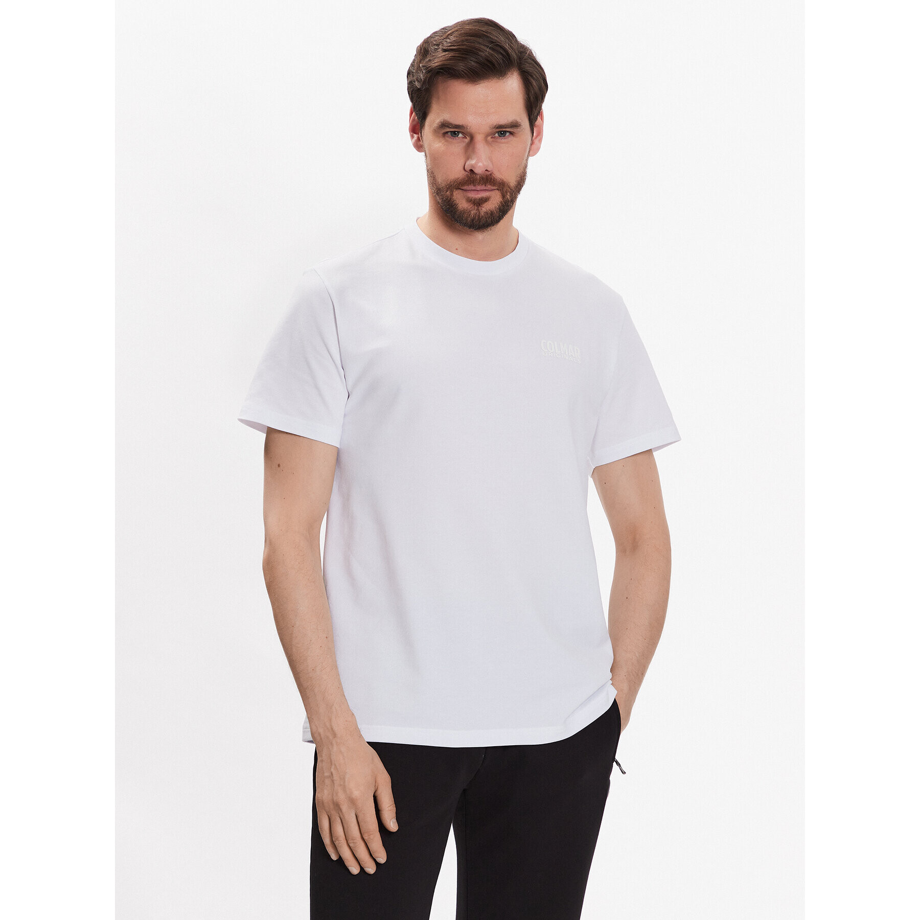 Colmar Тишърт Monday 7568 4SH Бял Regular Fit - Pepit.bg