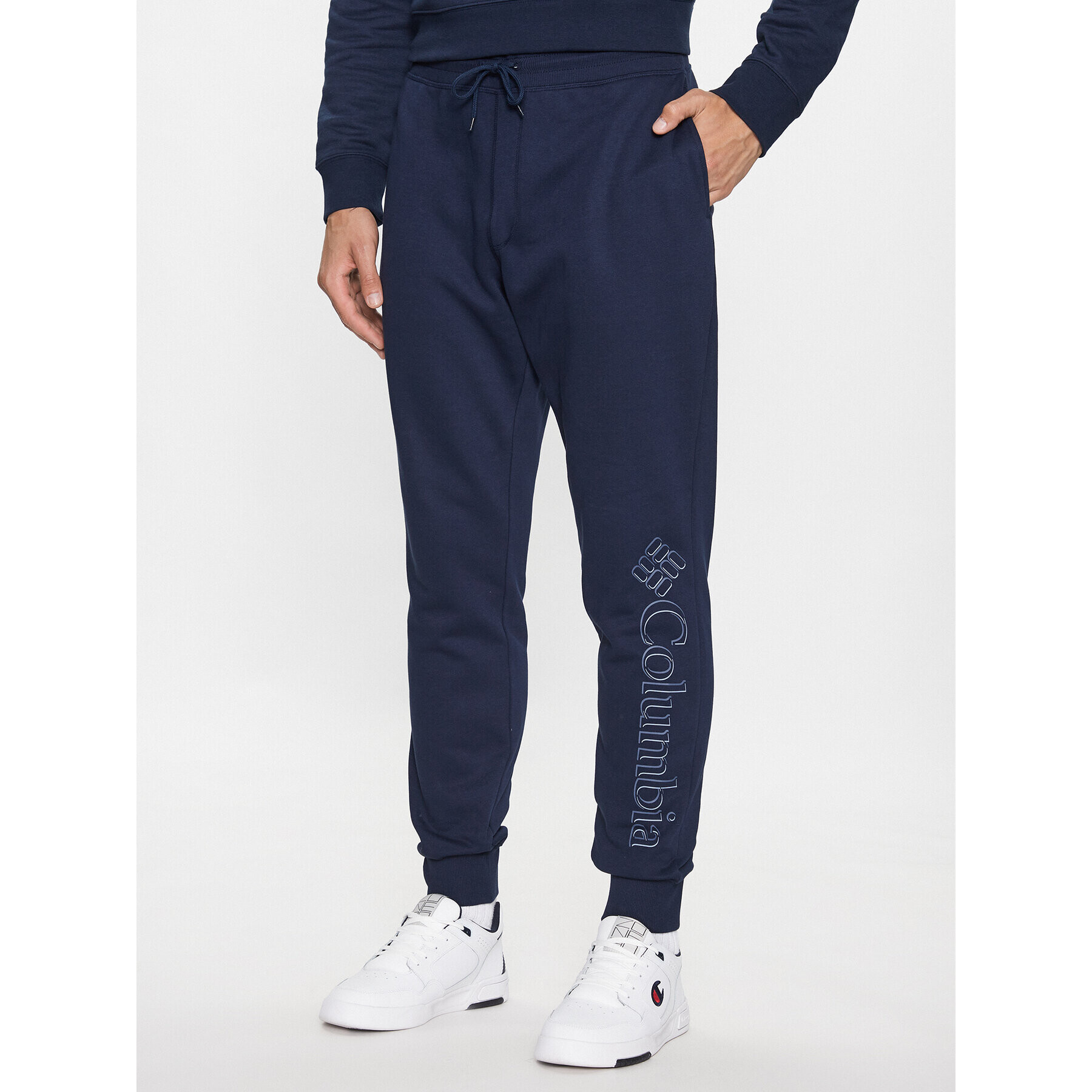 Columbia Долнище анцуг M CSC Logo™ Fleece Jogger II Син Regular Fit - Pepit.bg