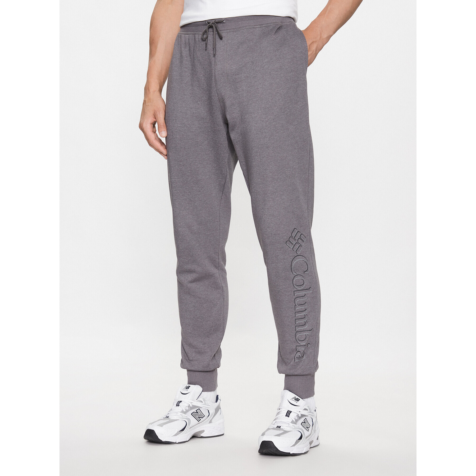 Columbia Долнище анцуг M CSC Logo™ Fleece Jogger II Сив Regular Fit - Pepit.bg