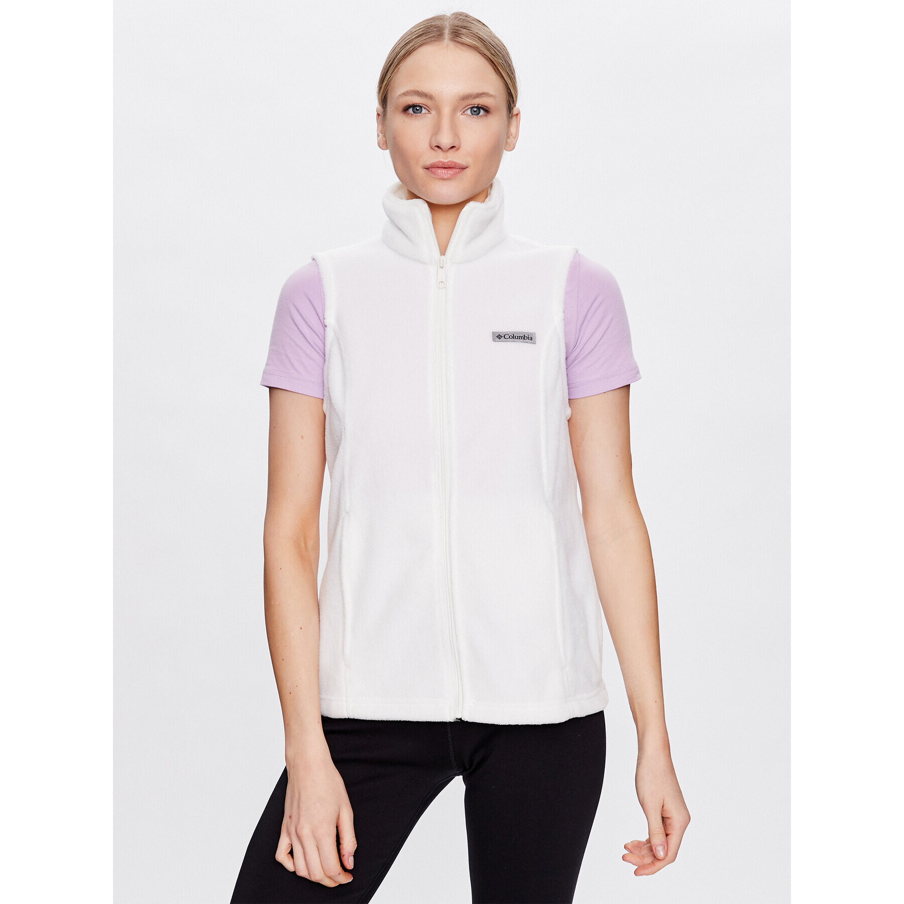 Columbia Елек Benton Springs™ 1372121 Бял Regular Fit - Pepit.bg