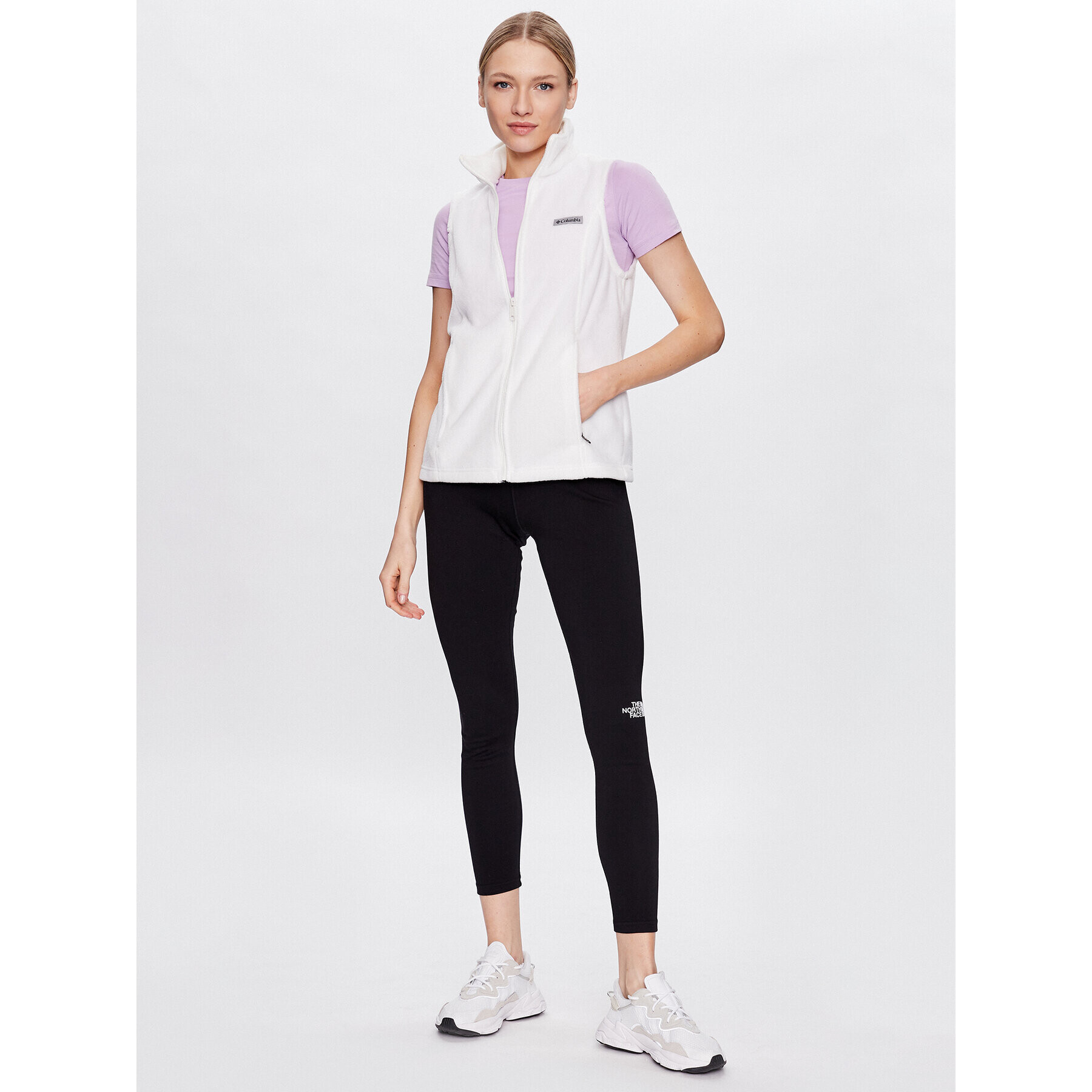 Columbia Елек Benton Springs™ 1372121 Бял Regular Fit - Pepit.bg