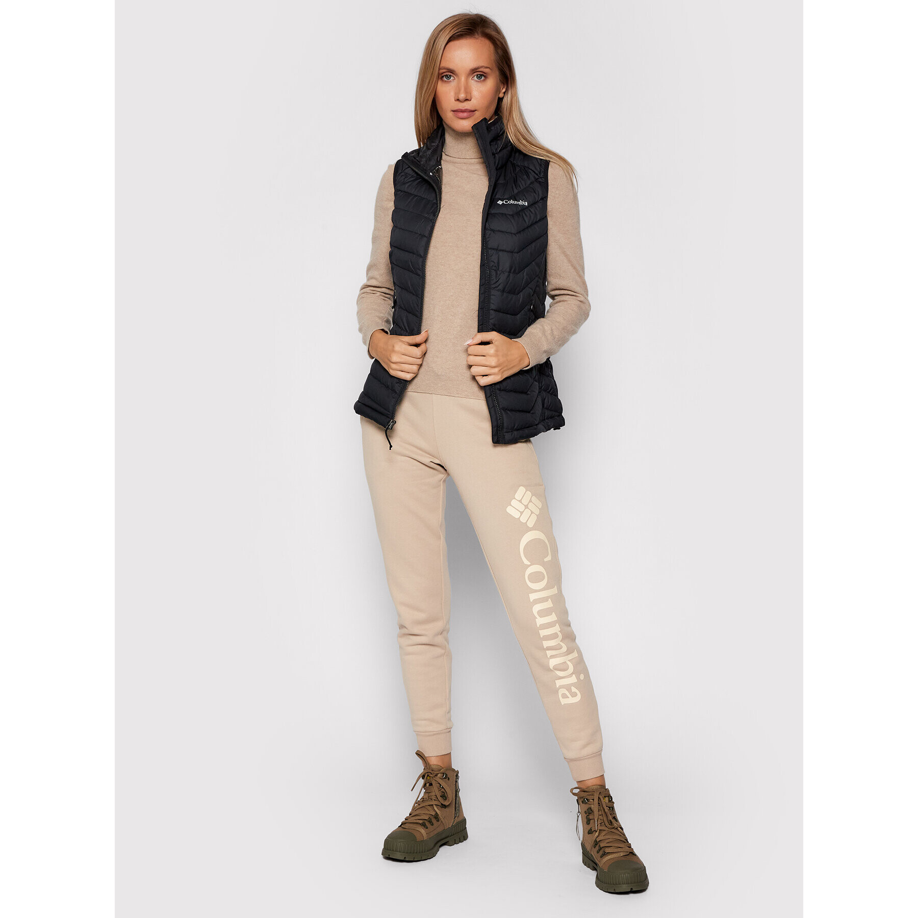 Columbia Елек Powder Lite Vest Черен Regular Fit - Pepit.bg