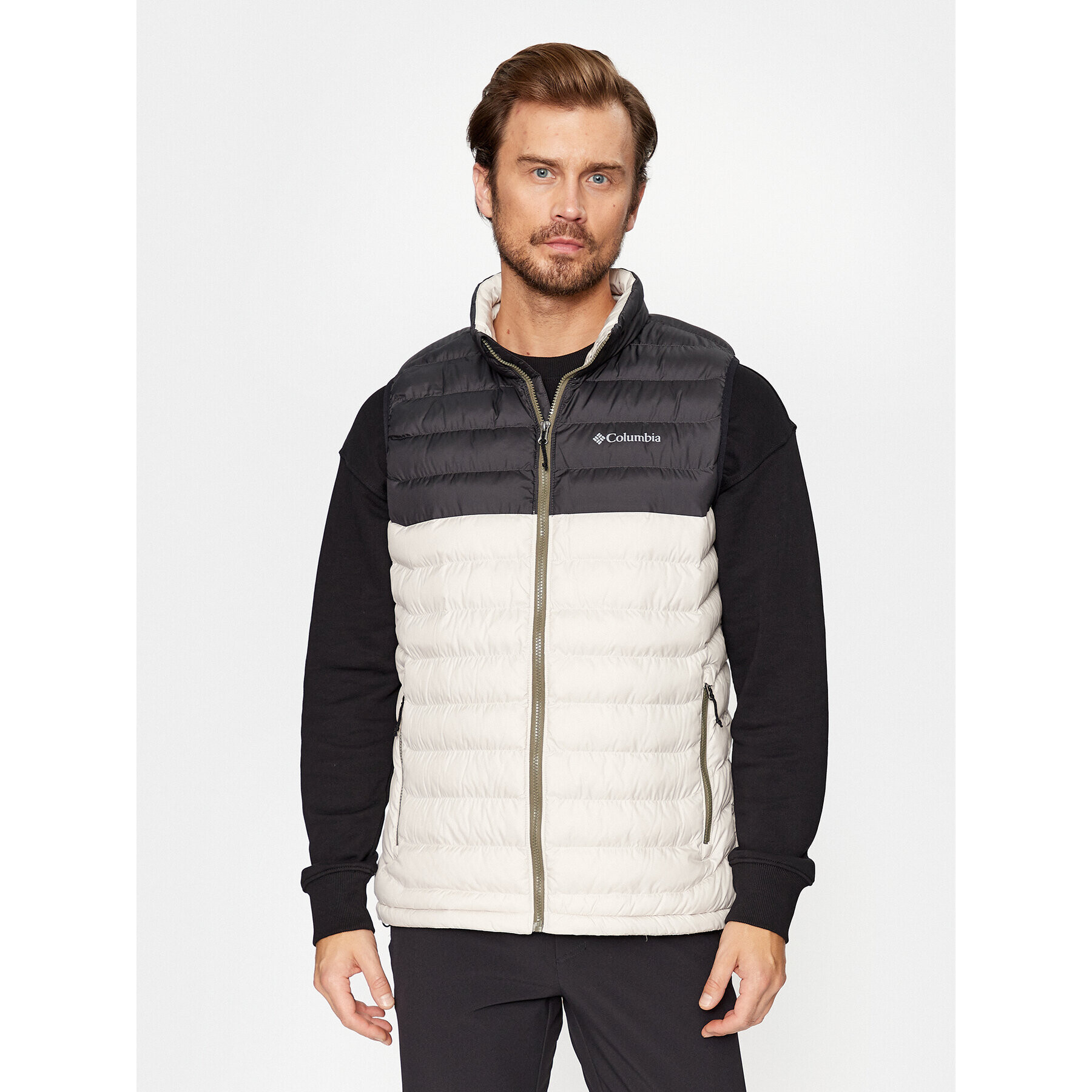 Columbia Елек Powder Lite™ Vest Кафяв Regular Fit - Pepit.bg
