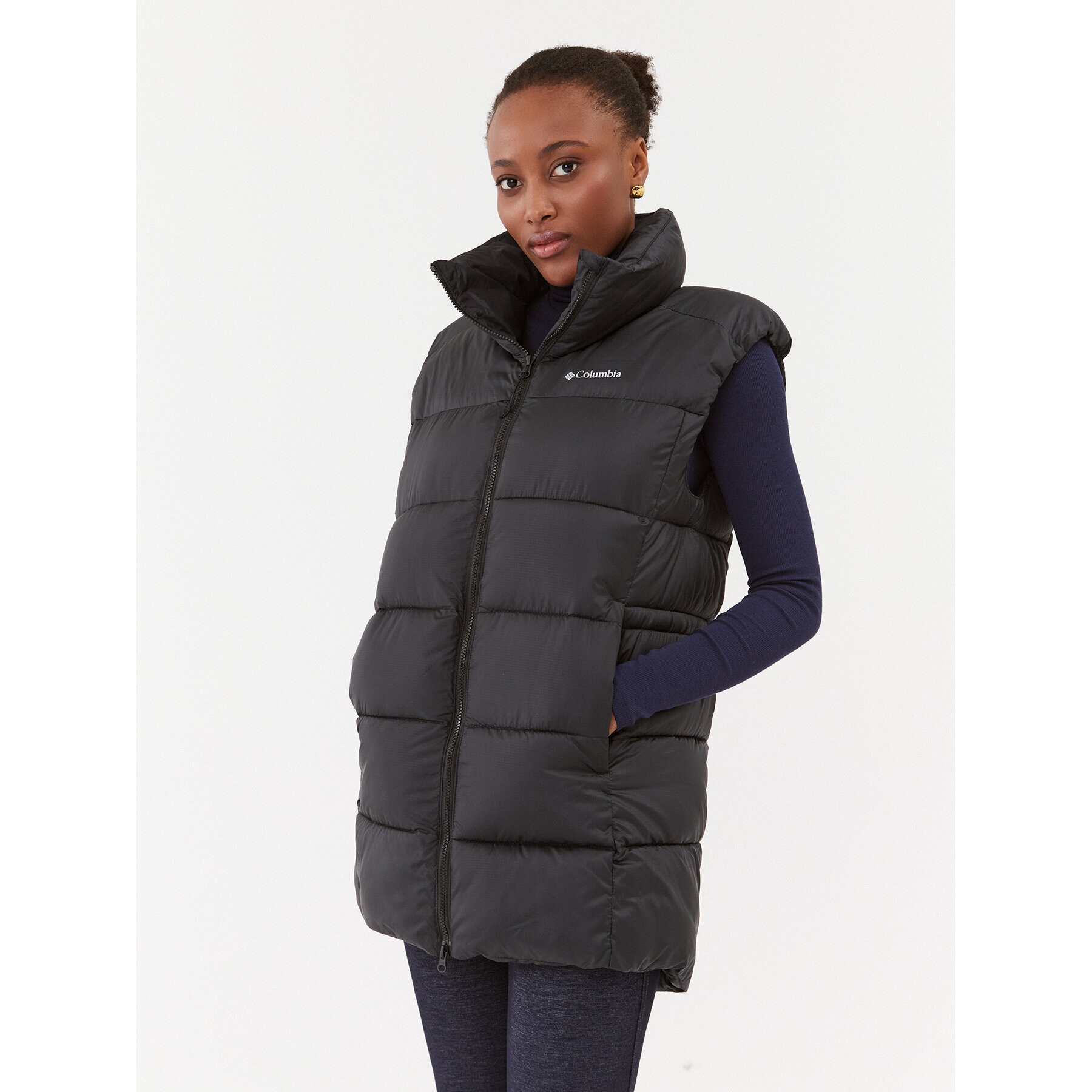 Columbia Елек Puffect™ Mid Vest Черен Regular Fit - Pepit.bg