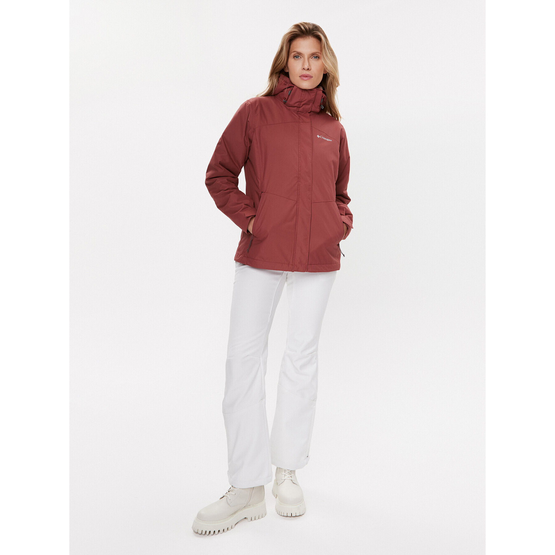 Columbia Outdoor яке Bugaboo™ II Fleece Interchange Jacket Червен Regular Fit - Pepit.bg