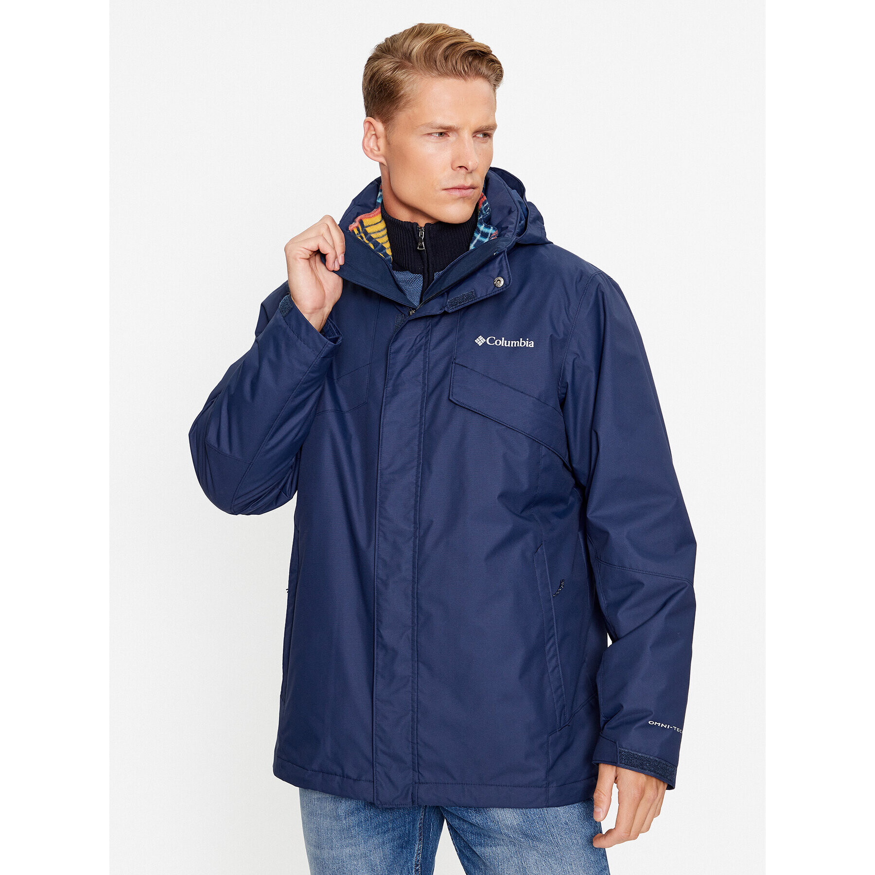 Columbia Outdoor яке Bugaboo™ II Fleece Interchange Jacket Син Regular Fit - Pepit.bg