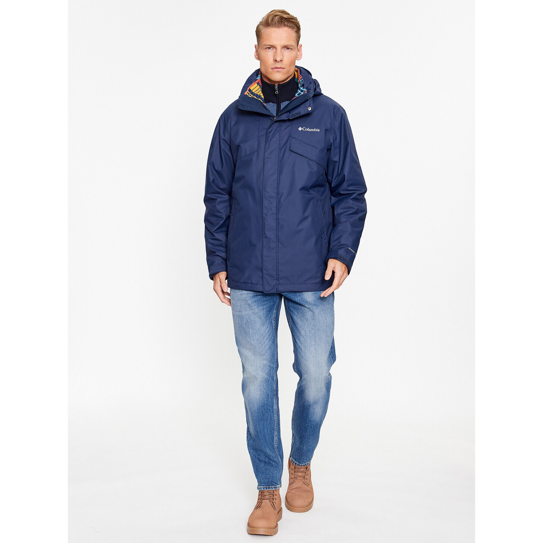 Columbia Outdoor яке Bugaboo™ II Fleece Interchange Jacket Син Regular Fit - Pepit.bg