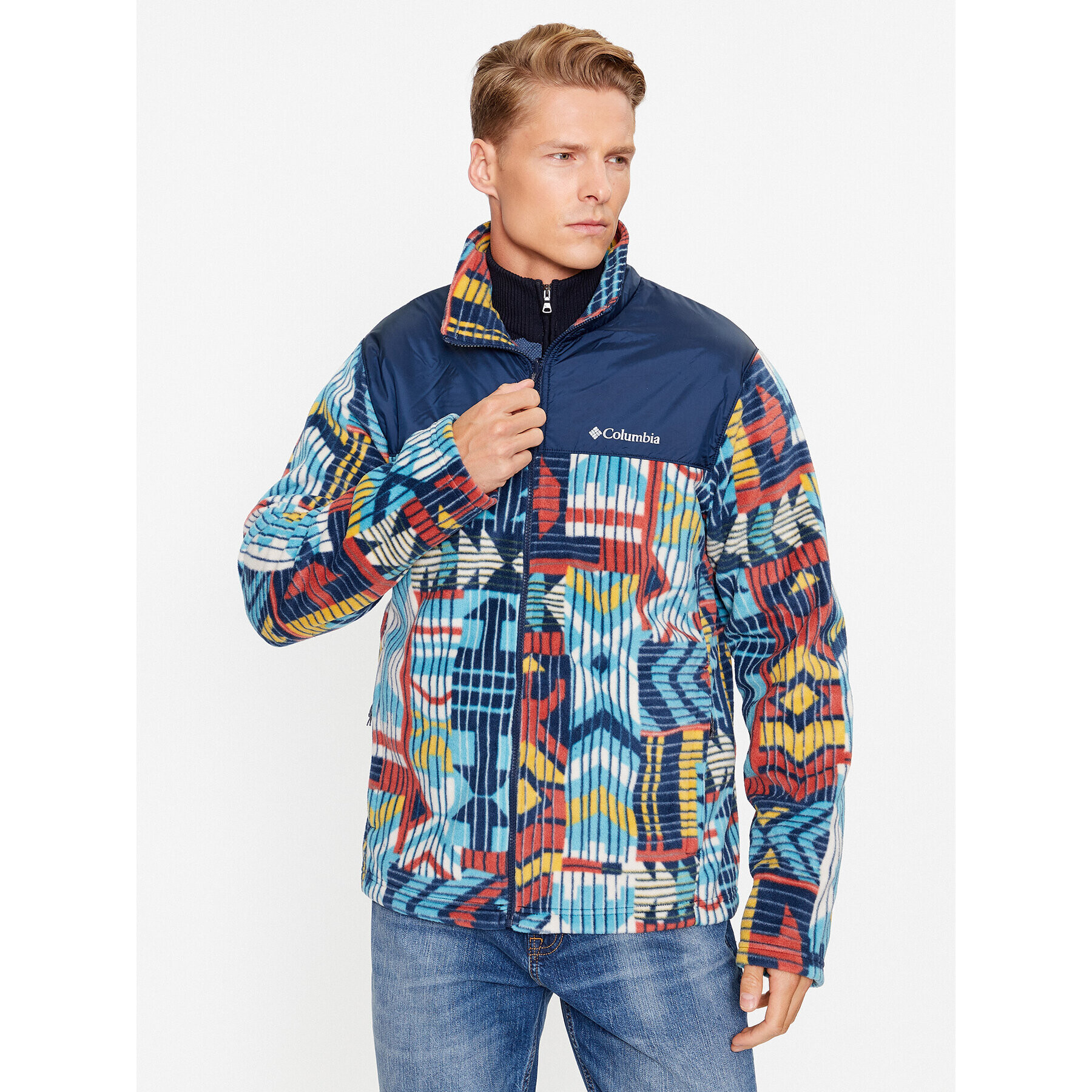 Columbia Outdoor яке Bugaboo™ II Fleece Interchange Jacket Син Regular Fit - Pepit.bg