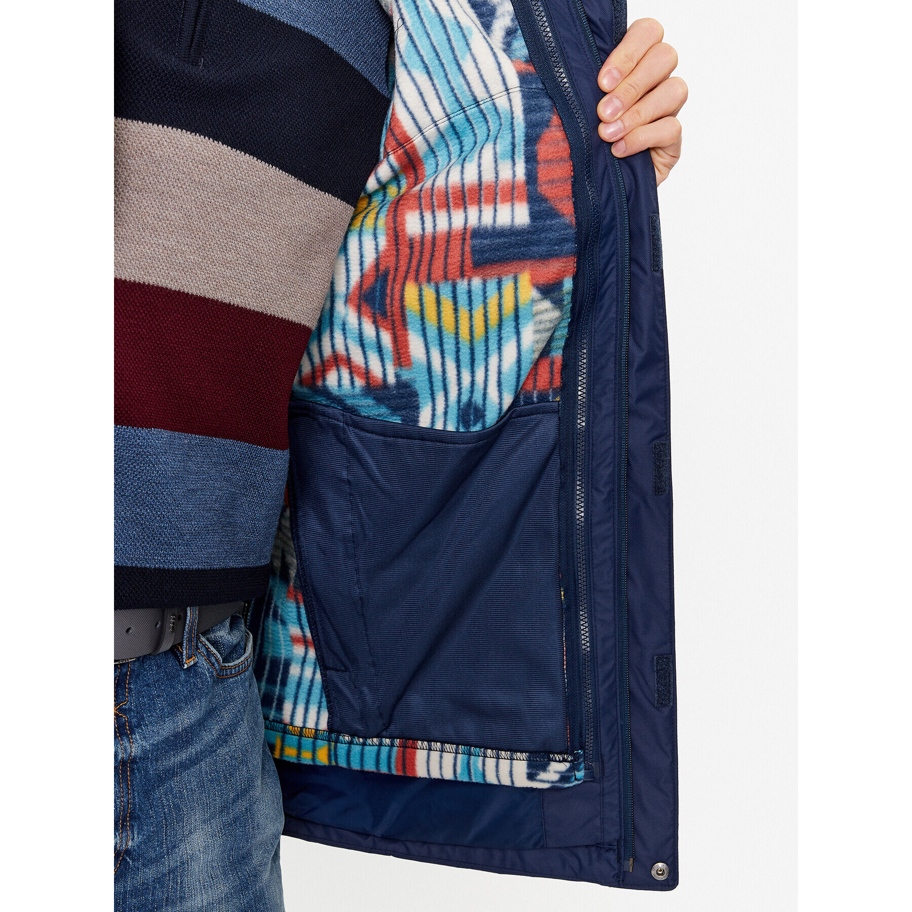 Columbia Outdoor яке Bugaboo™ II Fleece Interchange Jacket Син Regular Fit - Pepit.bg