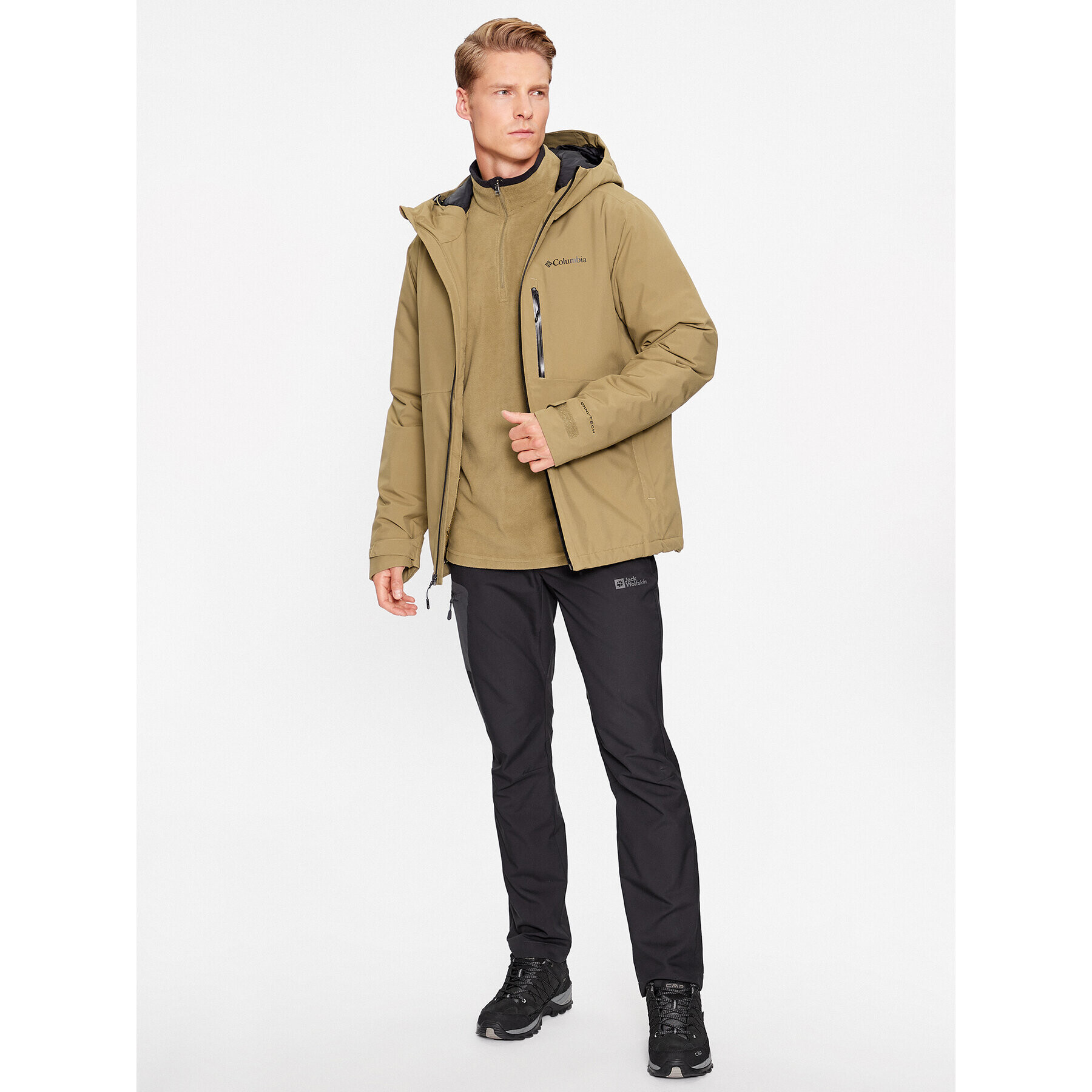 Columbia Outdoor яке Explorer's Edge™ Insulated Jacket Кафяв Regular Fit - Pepit.bg