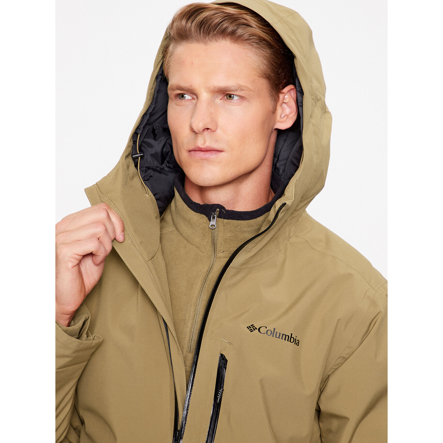 Columbia Outdoor яке Explorer's Edge™ Insulated Jacket Кафяв Regular Fit - Pepit.bg