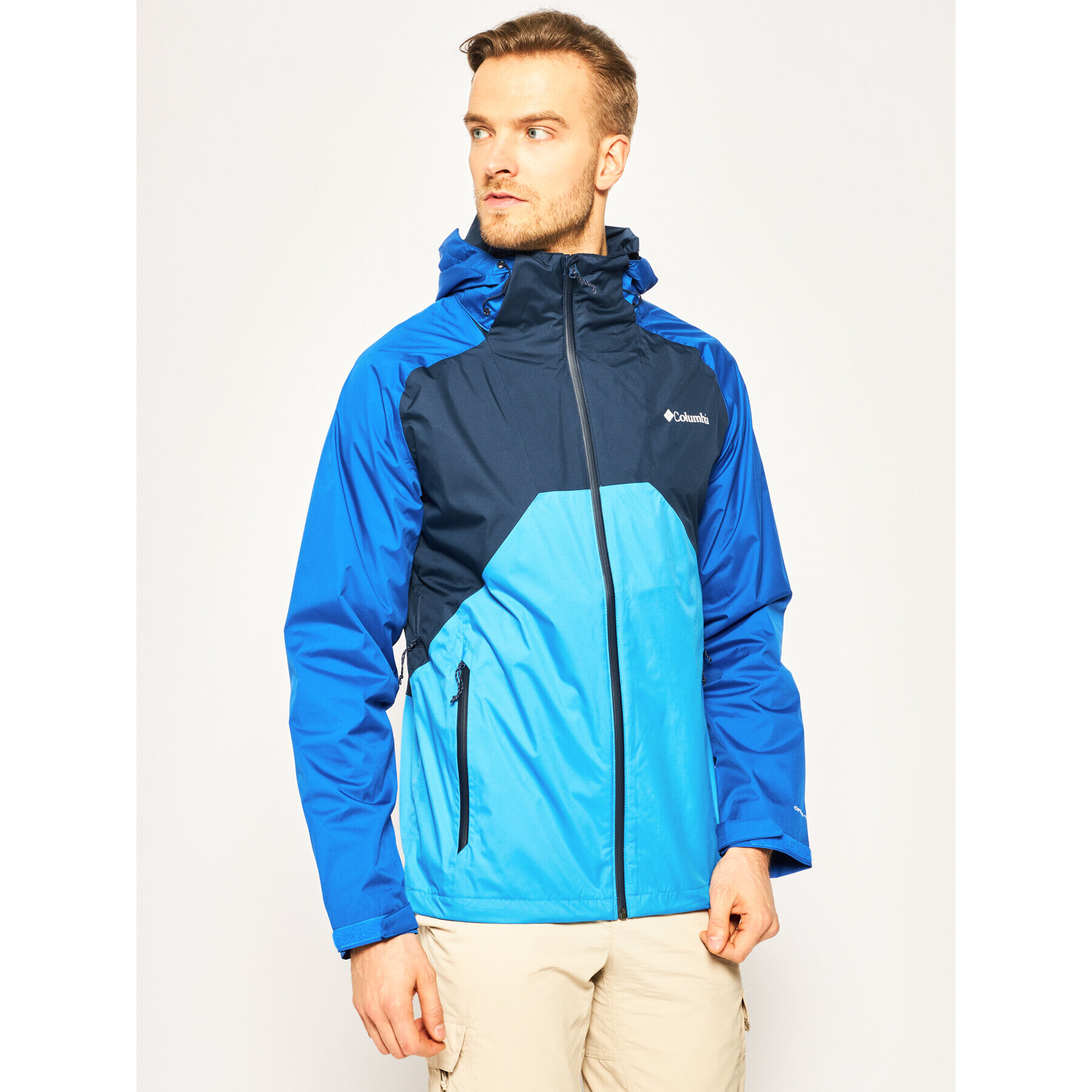 Columbia Outdoor яке Rain Scape EO0080 Тъмносин Regular Fit - Pepit.bg