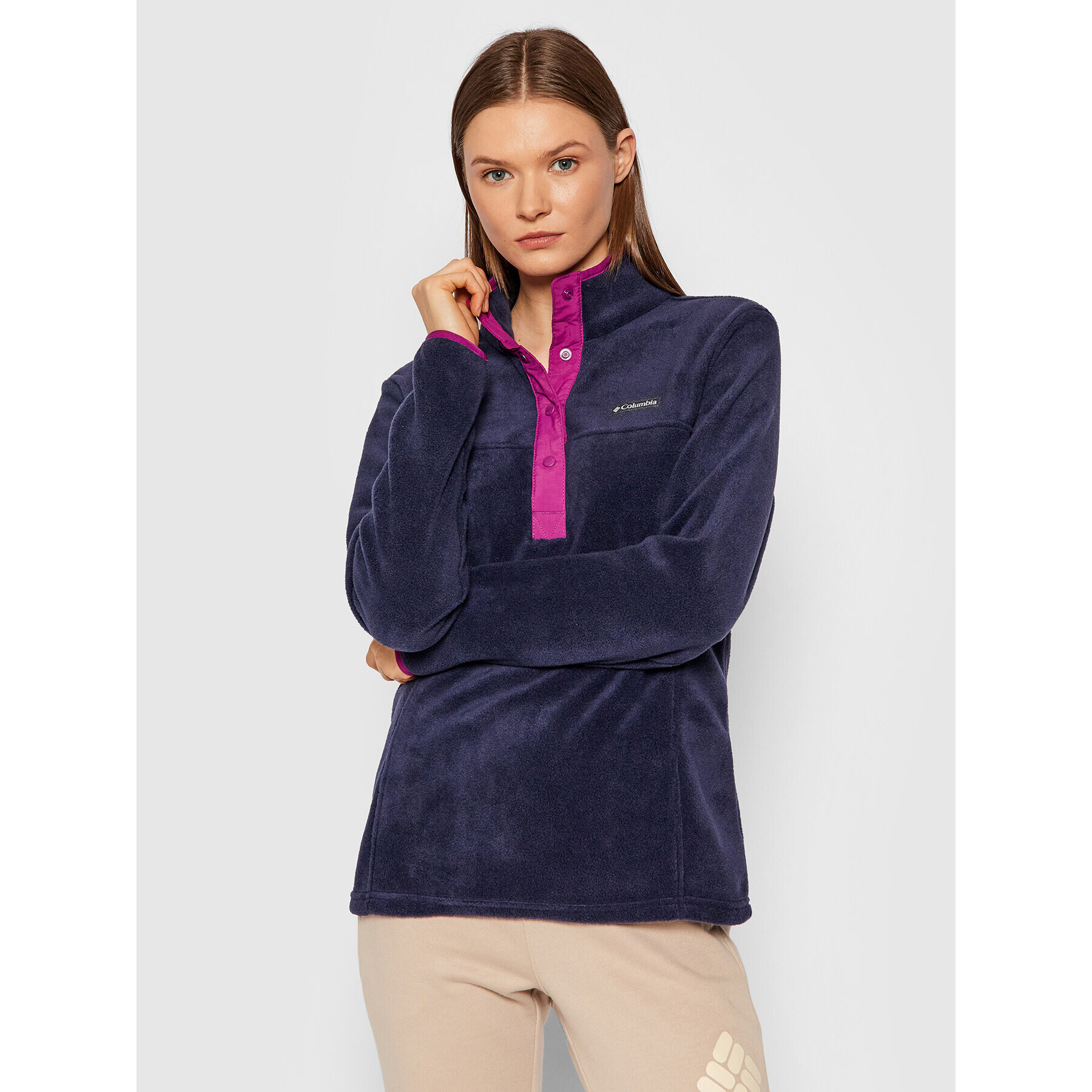 Columbia Полар Benton Springs 1860991 Тъмносин Regular Fit - Pepit.bg