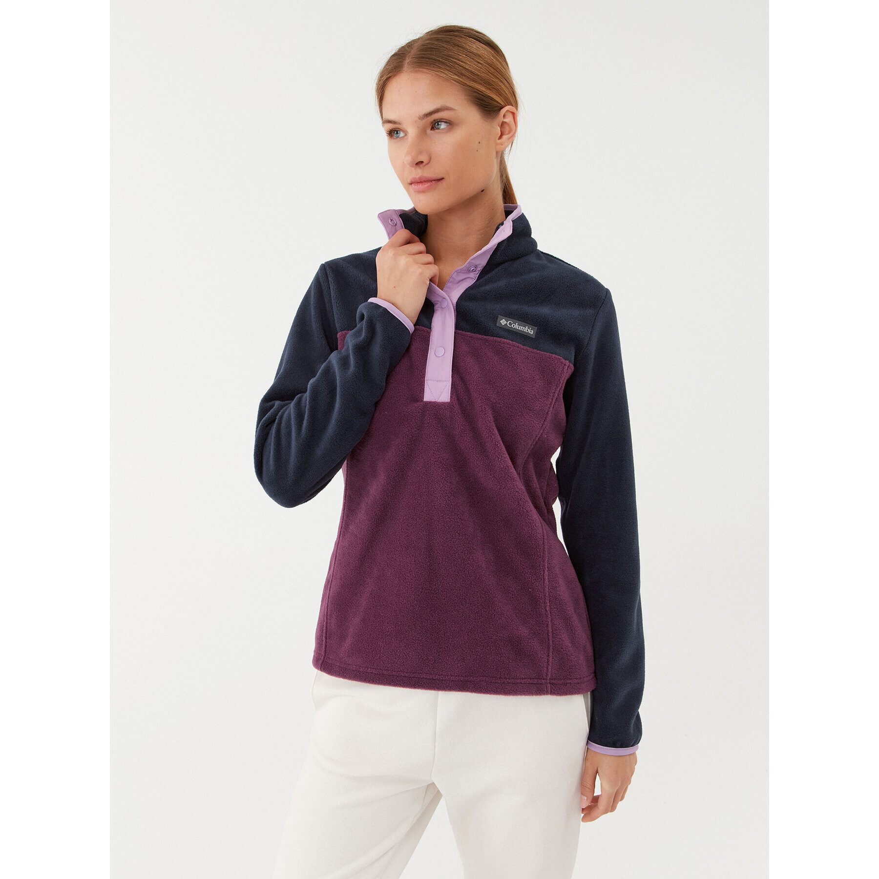 Columbia Полар Benton Springs™ 1/2 Snap Pullover Червен Regular Fit - Pepit.bg