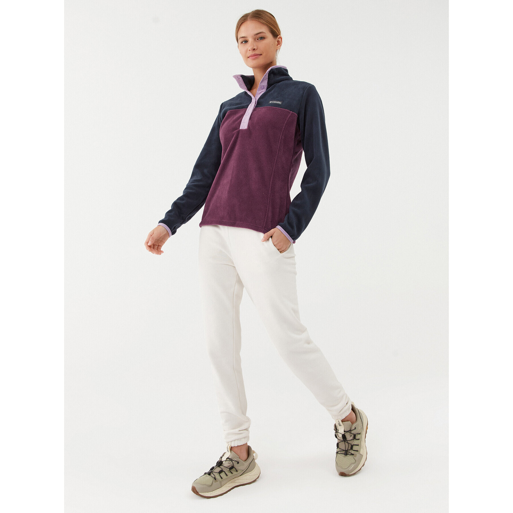 Columbia Полар Benton Springs™ 1/2 Snap Pullover Червен Regular Fit - Pepit.bg