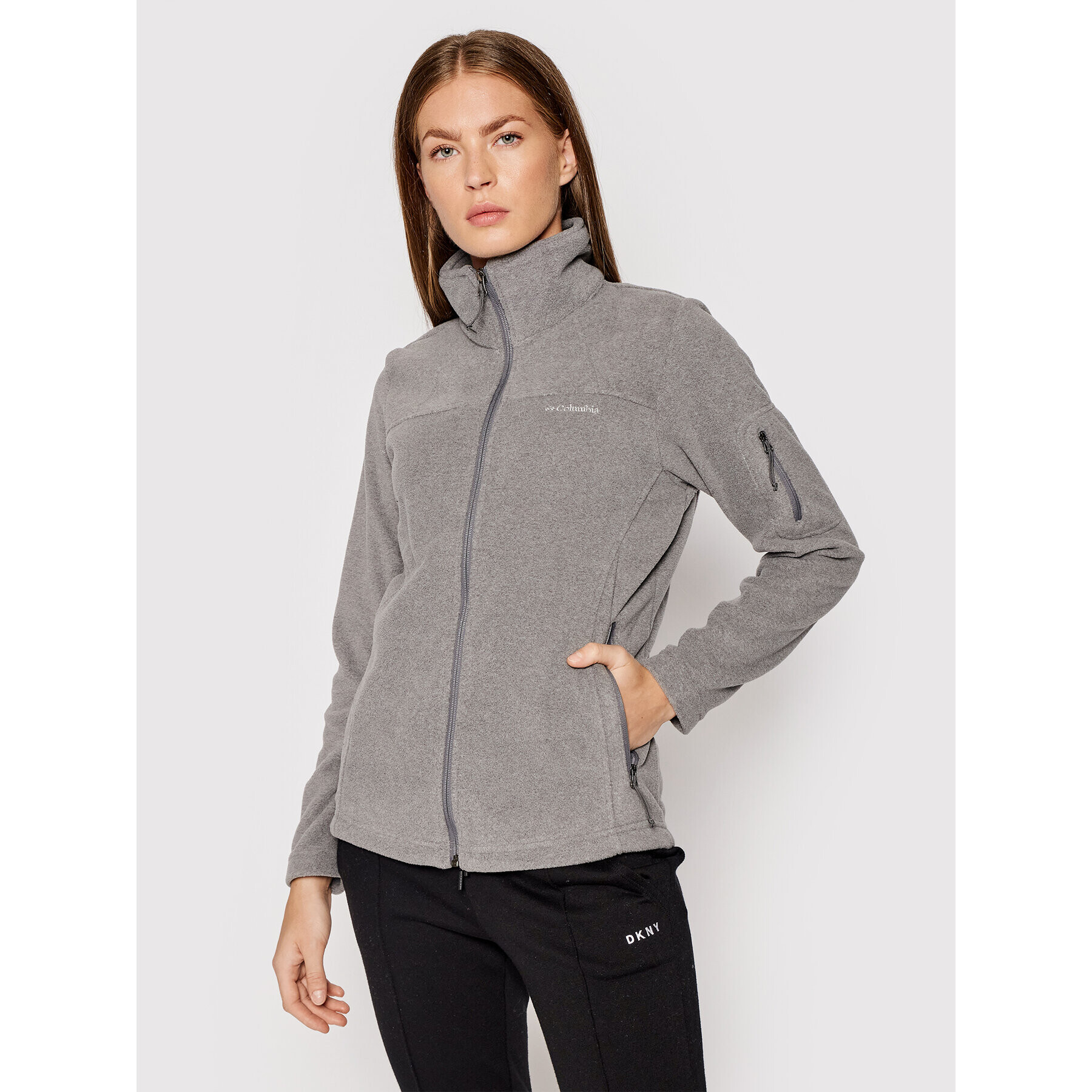 Columbia Полар Fast Trek Ii 1465351 Сив Regular Fit - Pepit.bg