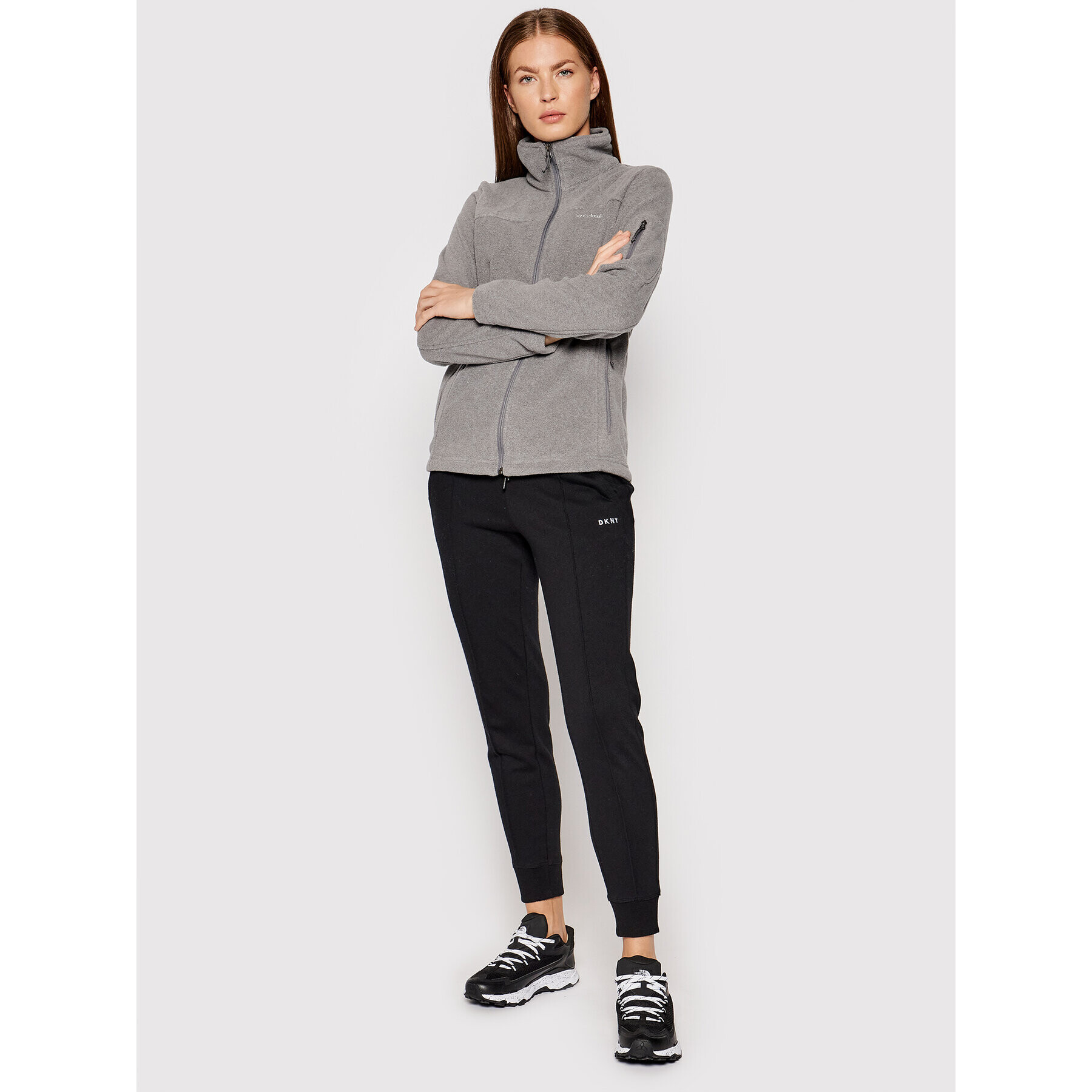 Columbia Полар Fast Trek Ii 1465351 Сив Regular Fit - Pepit.bg