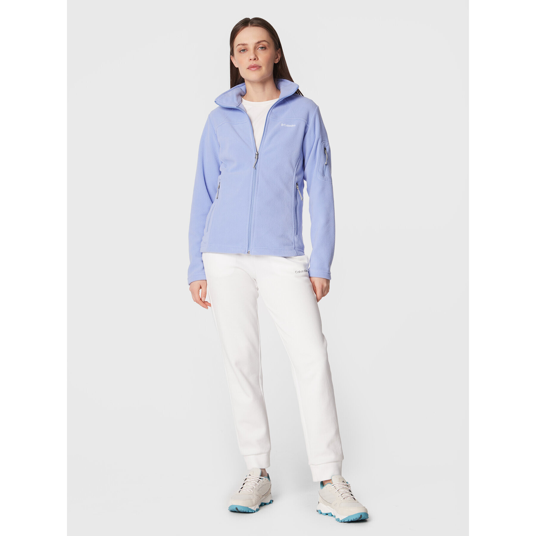 Columbia Полар Fast Trek™ II 1465351 Виолетов Regular Fit - Pepit.bg