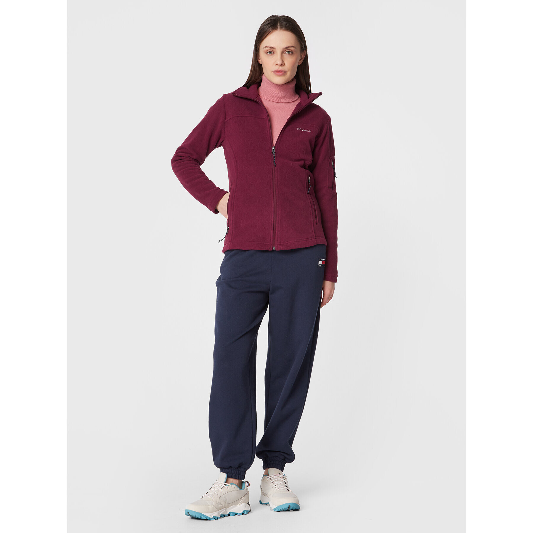 Columbia Полар Fast Trek™ II 1465351 Виолетов Regular Fit - Pepit.bg