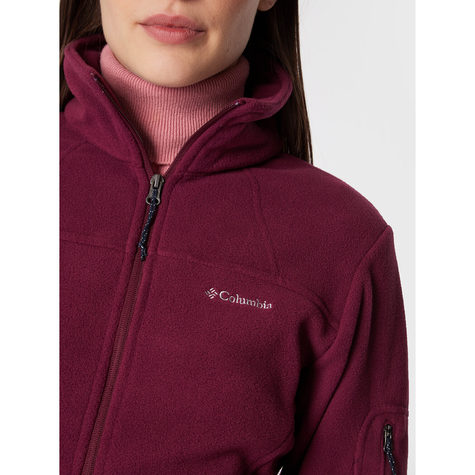 Columbia Полар Fast Trek™ II 1465351 Виолетов Regular Fit - Pepit.bg