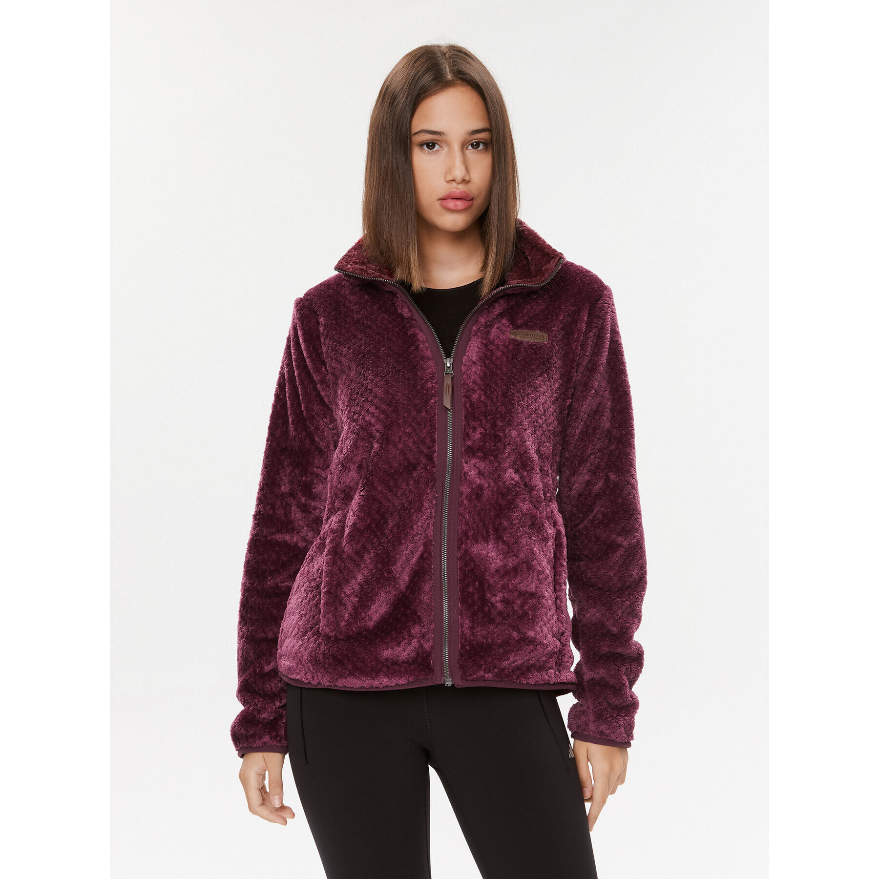 Columbia Полар Fire Side™ II Sherpa FZ Червен Regular Fit - Pepit.bg