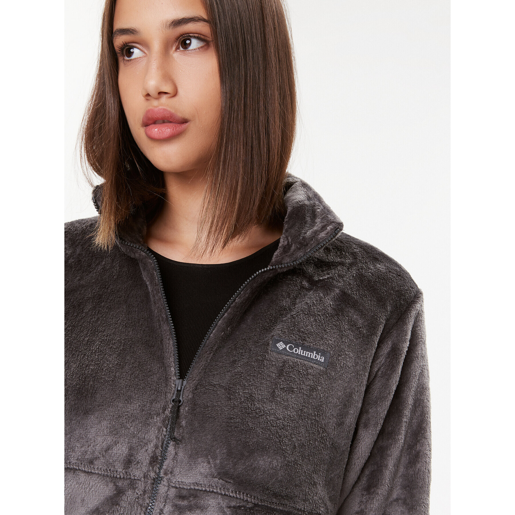 Columbia Полар Fireside™ FZ Jacket Черен Regular Fit - Pepit.bg