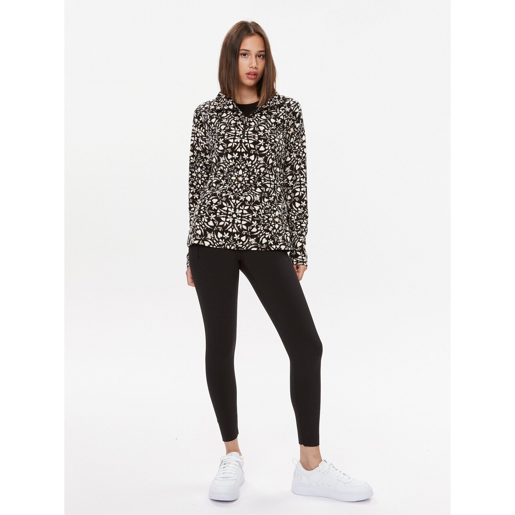 Columbia Полар Glacial™ IV Print 1/2 Zip Черен Regular Fit - Pepit.bg