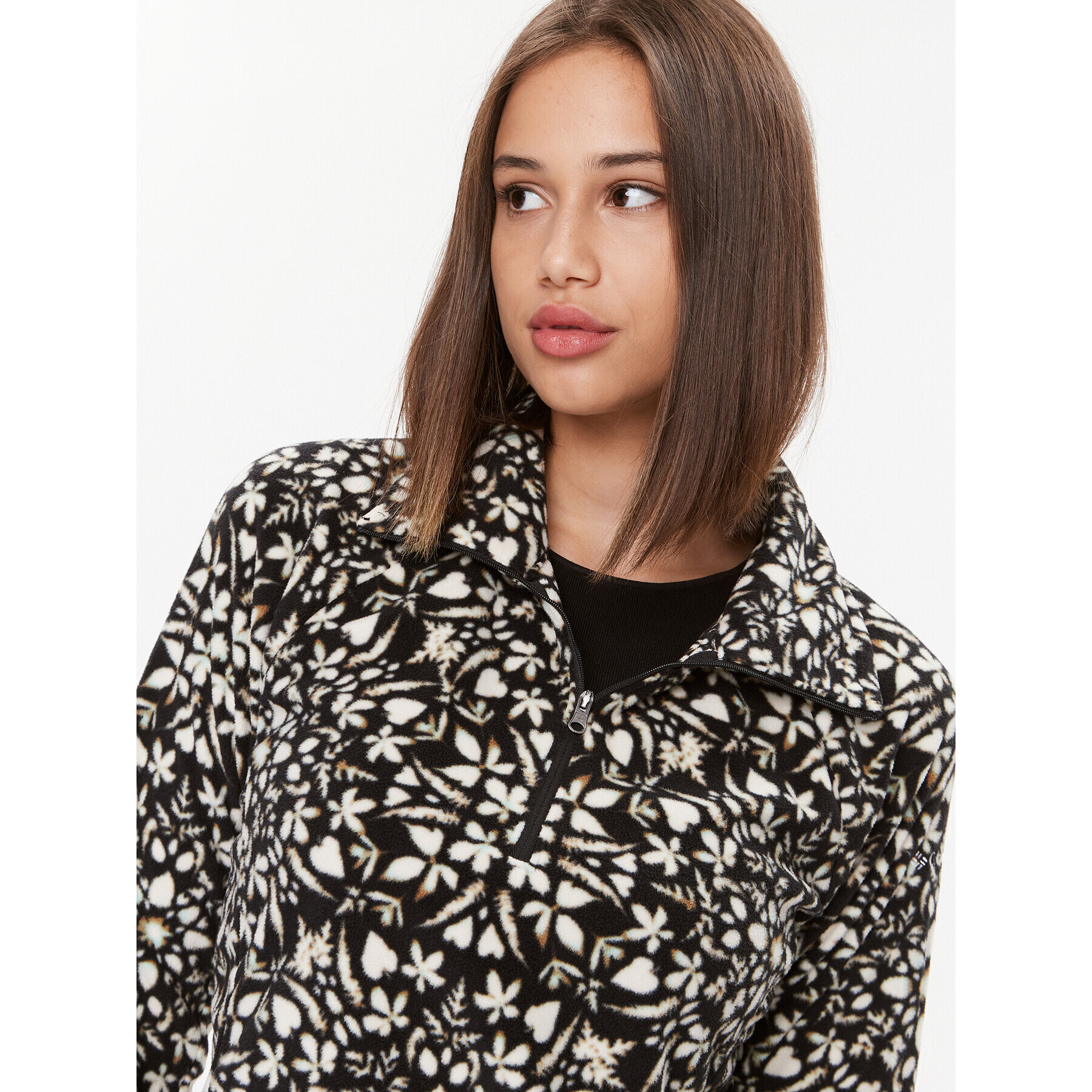 Columbia Полар Glacial™ IV Print 1/2 Zip Черен Regular Fit - Pepit.bg