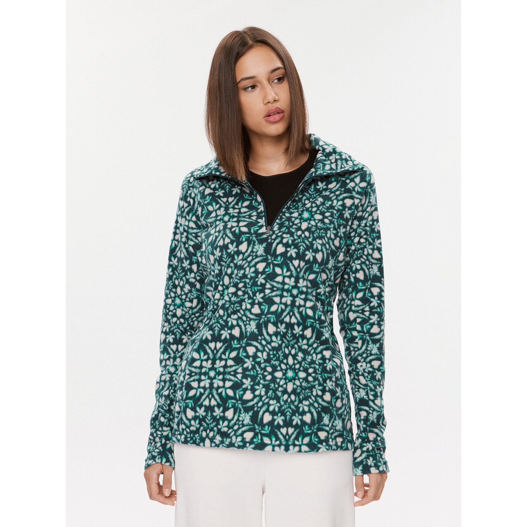 Columbia Полар Glacial™ IV Print 1/2 Zip Син Regular Fit - Pepit.bg