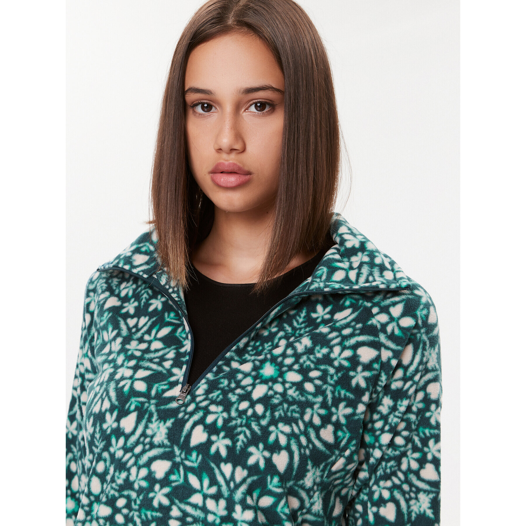 Columbia Полар Glacial™ IV Print 1/2 Zip Син Regular Fit - Pepit.bg