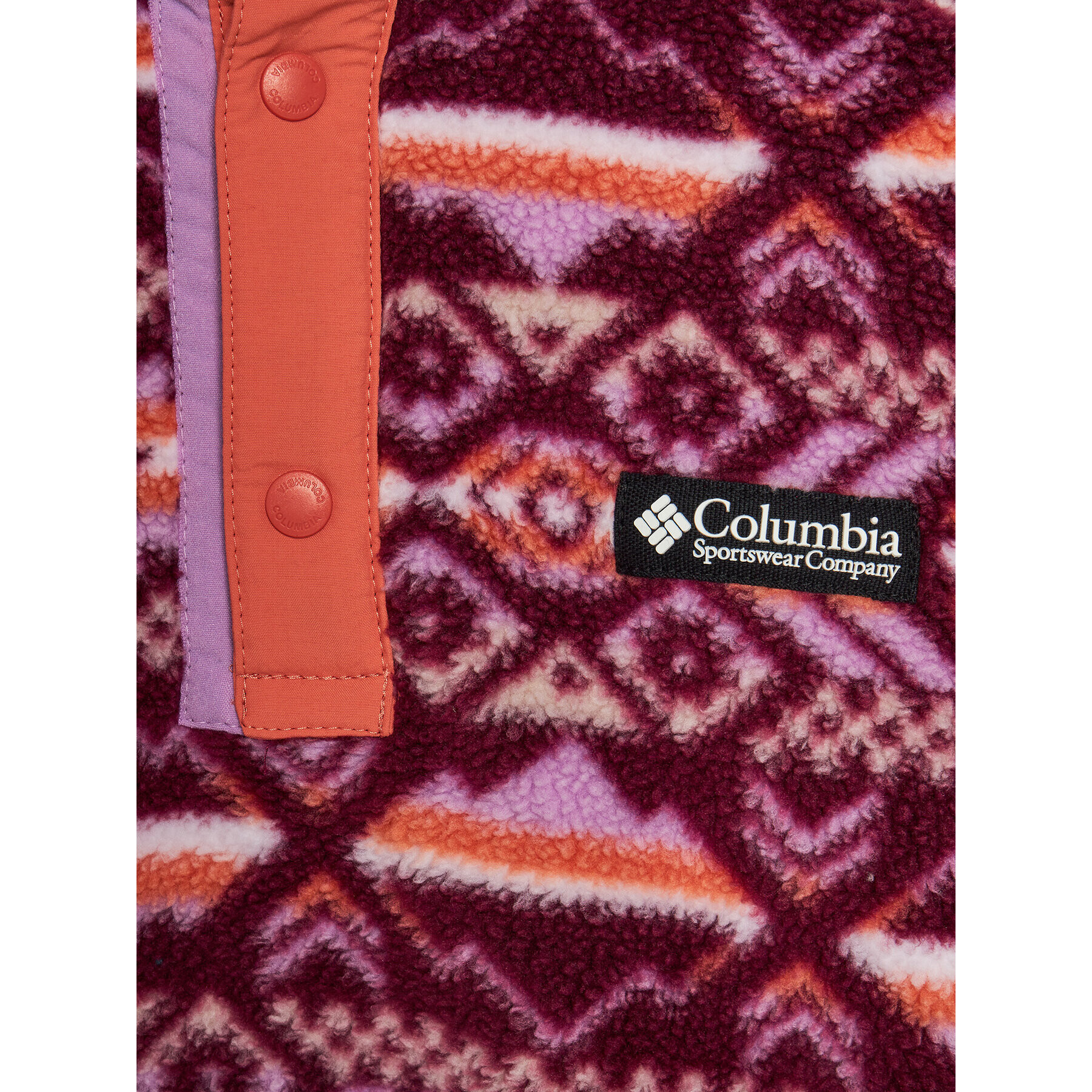 Columbia Полар Helvetia™ Half Snap Fleece Червен Regular Fit - Pepit.bg